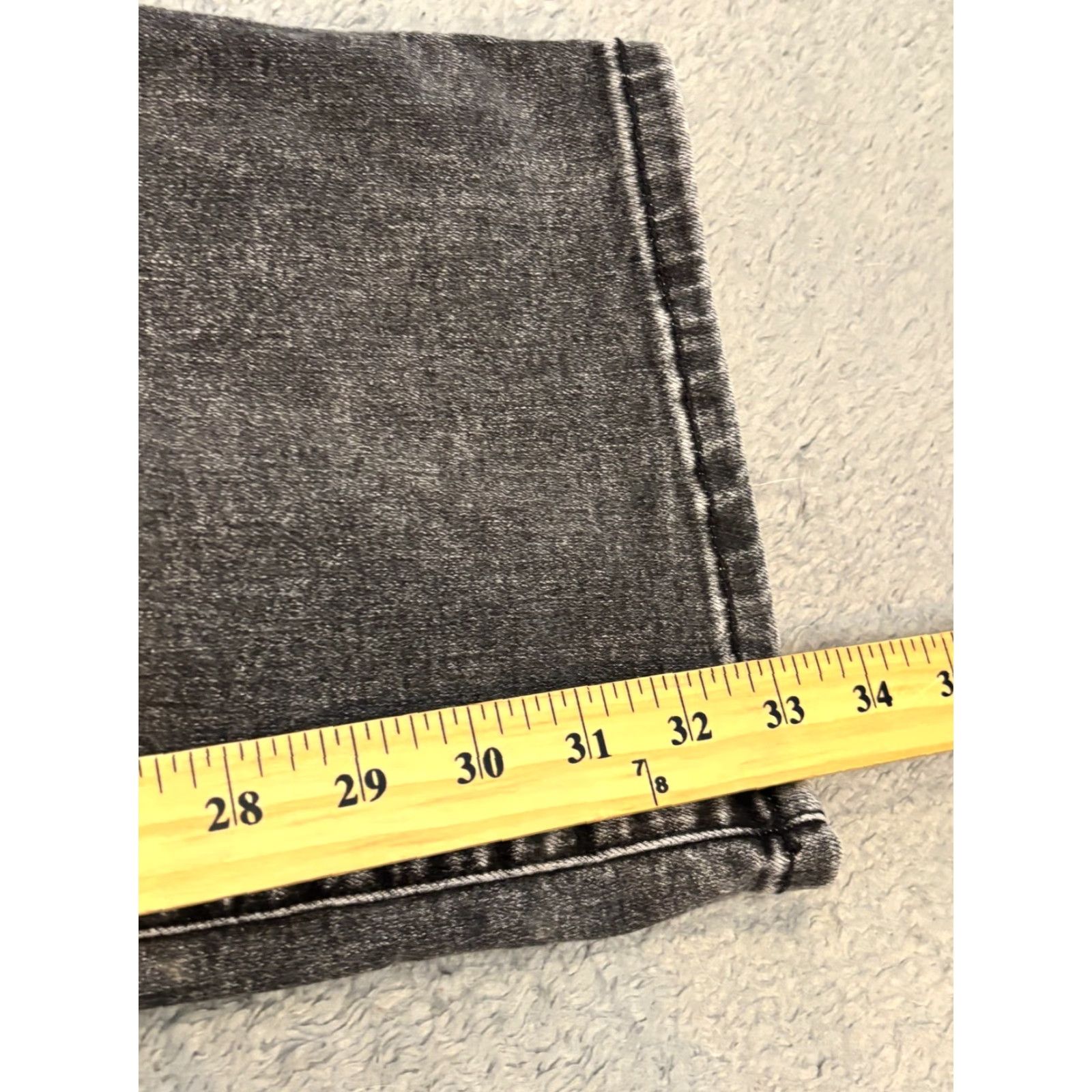 Vintage Kut From The Kloth Jeans Womens 6 Melissa High Rise Straight Leg Black Denim Size 28" / US 6 / IT 42 - 6 Thumbnail