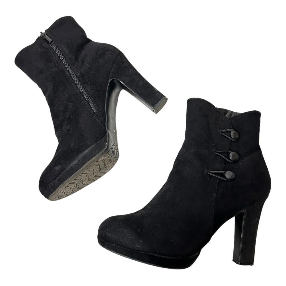Other Impo l Oshea Platform Faux Suede Booties Size 9 Size US 9 / IT 39 - 4 Thumbnail