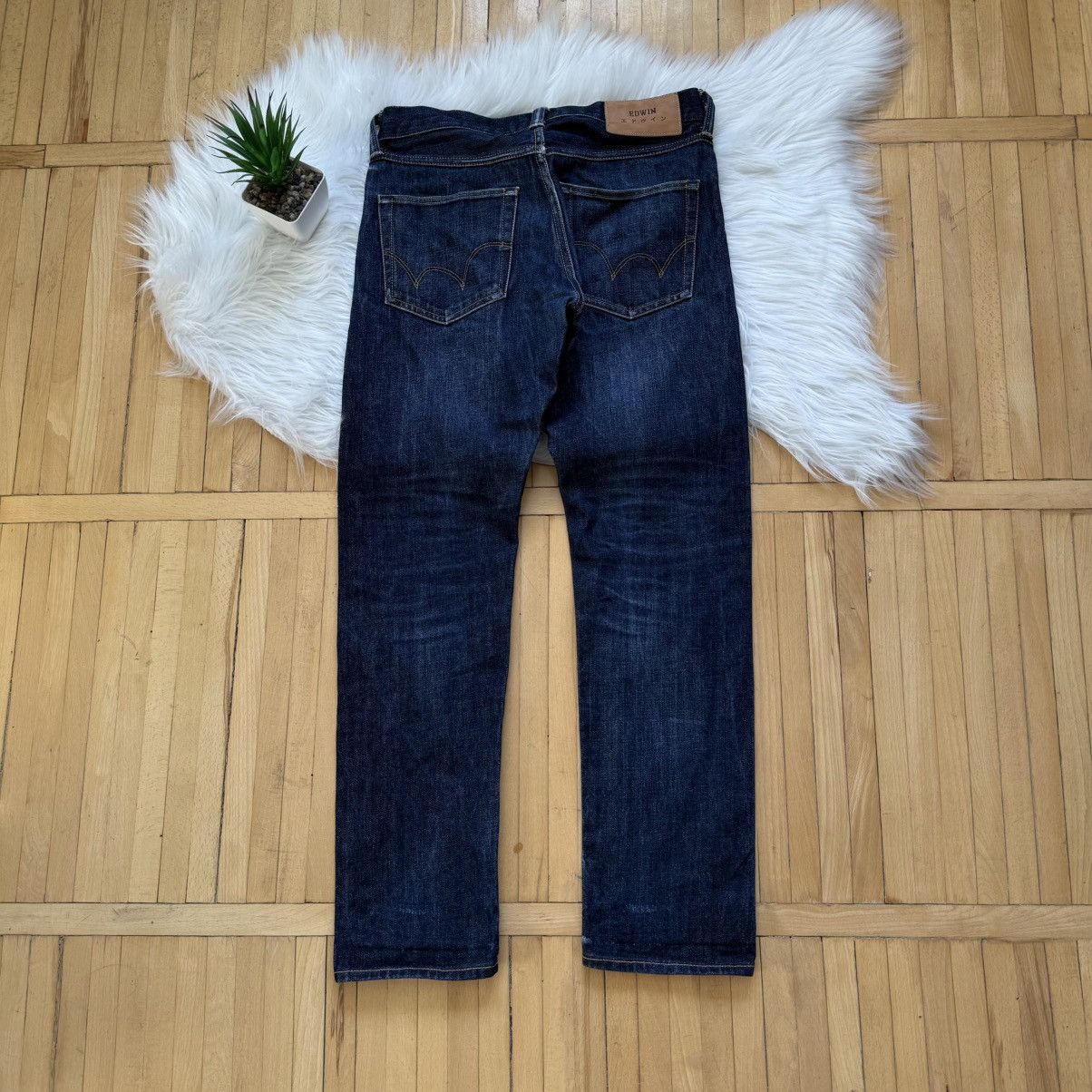 Edwin 📌 Crazy Edwin Japan Selvedge Denim Washed Jeans Size US 29 - 1 Thumbnail