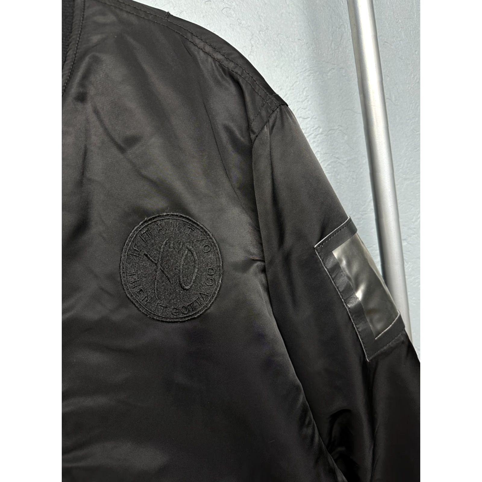 H&M H&M x The Weekend XO Bomber Jacket Patch Satin Size M Jacket Mens XS? Size US M / EU 48-50 / 2 - 3 Thumbnail