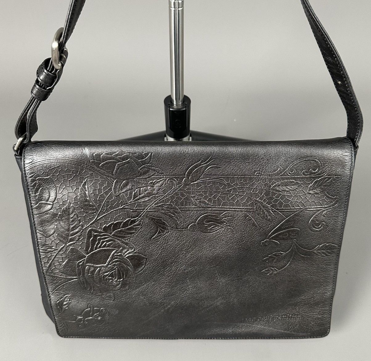 Jean Paul Gaultier Jean Paul Gaultier - Black Soul Floral Pattern - Metallic Size ONE SIZE - 3 Thumbnail