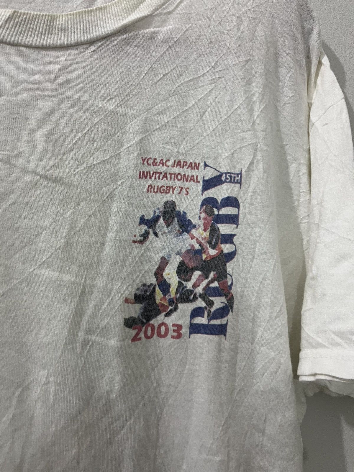 DHL 🔥Y2K YC & AC Japan Invitation Rugby Event tees Size US M / EU 48-50 / 2 - 4 Thumbnail