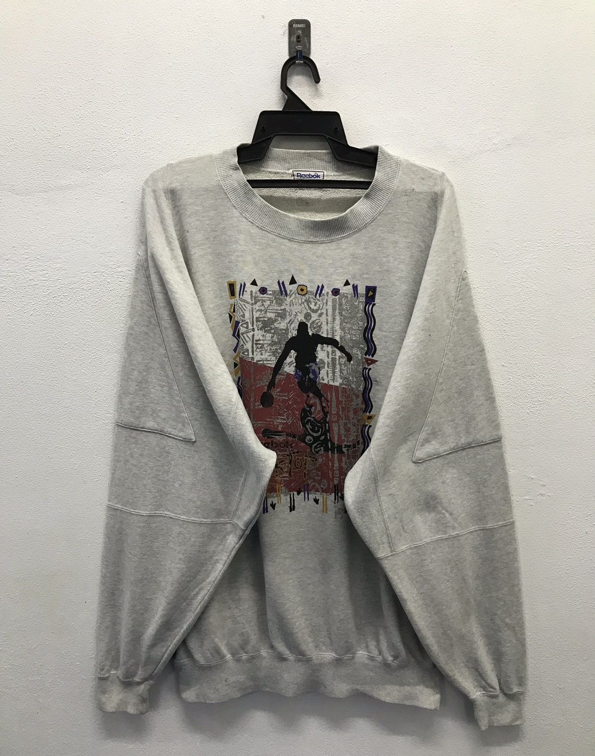 Reebok × Vintage Vintage Reebok BackTop Sweatshirt Size US L / EU 52-54 / 3 - 1 Thumbnail