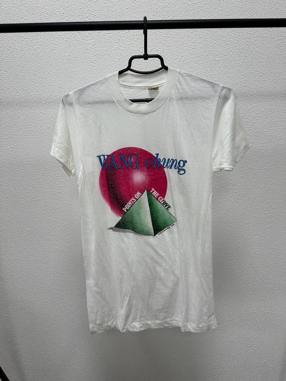 Band Tees × Vintage Wang Chung 1984 Rare Points on the Curve T-Shirt Size US S / EU 44-46 / 1 - 2 Thumbnail