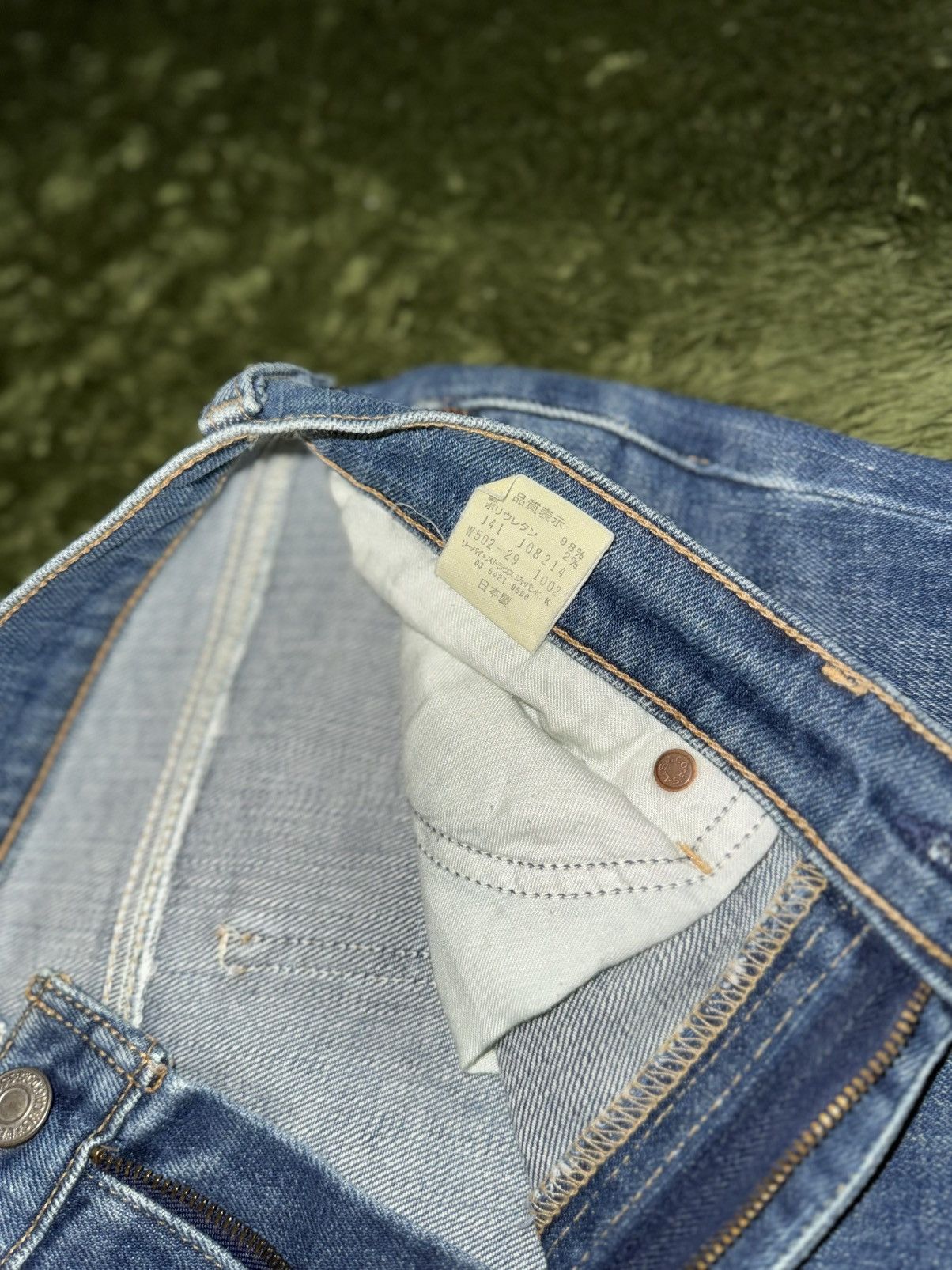 Levi's [W31] Levi’s Women’s 502 Made in Japan Washed Denim Pants Size US 31 - 4 Thumbnail