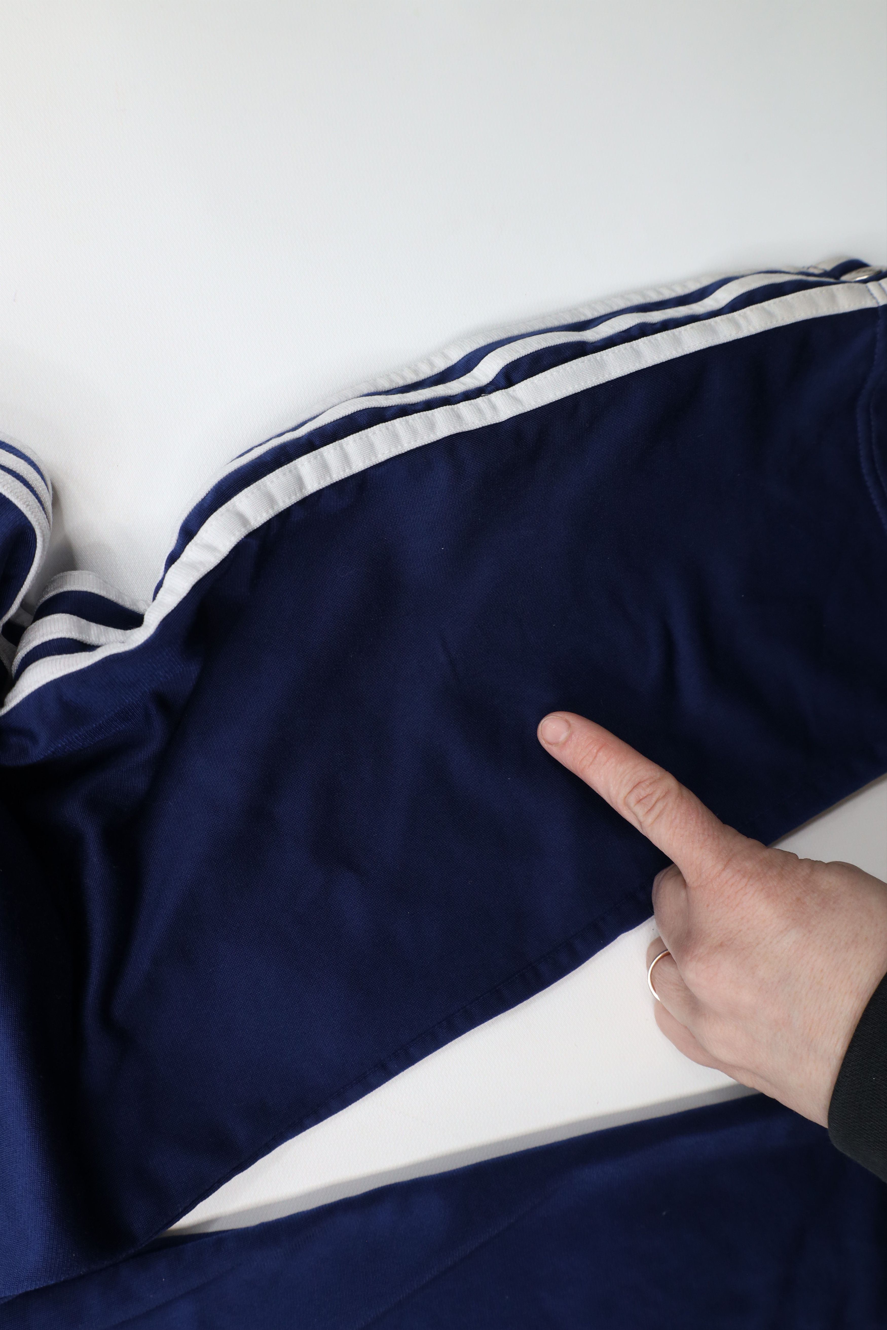 Adidas × Vintage Vintage 90s Adidas Spell Out Striped Tearaway Sweatpants Size US 32 / EU 48 - 11 Thumbnail
