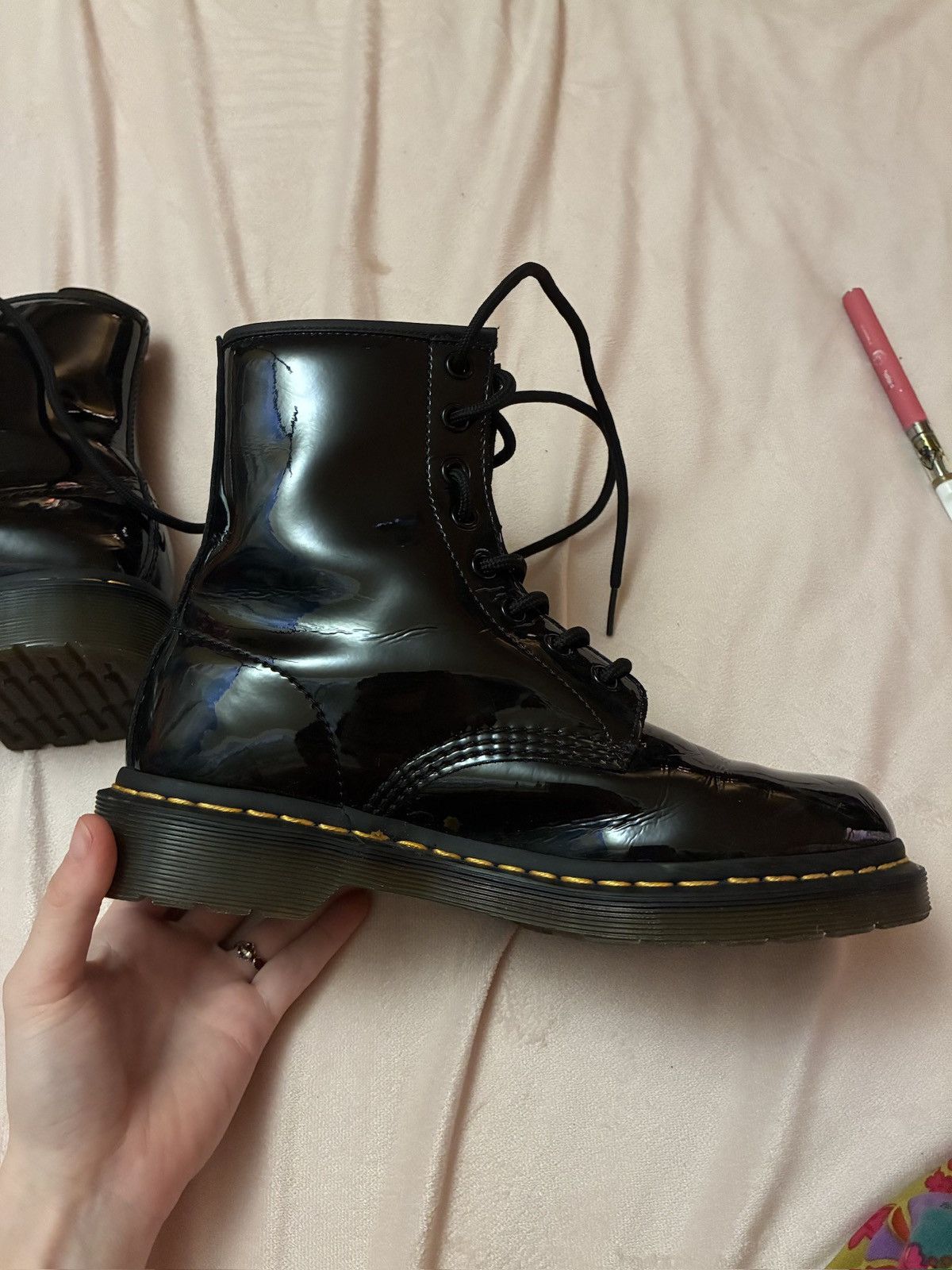 Dr. Marten’s 1460 Patent Leather Boots—Excellent Condition