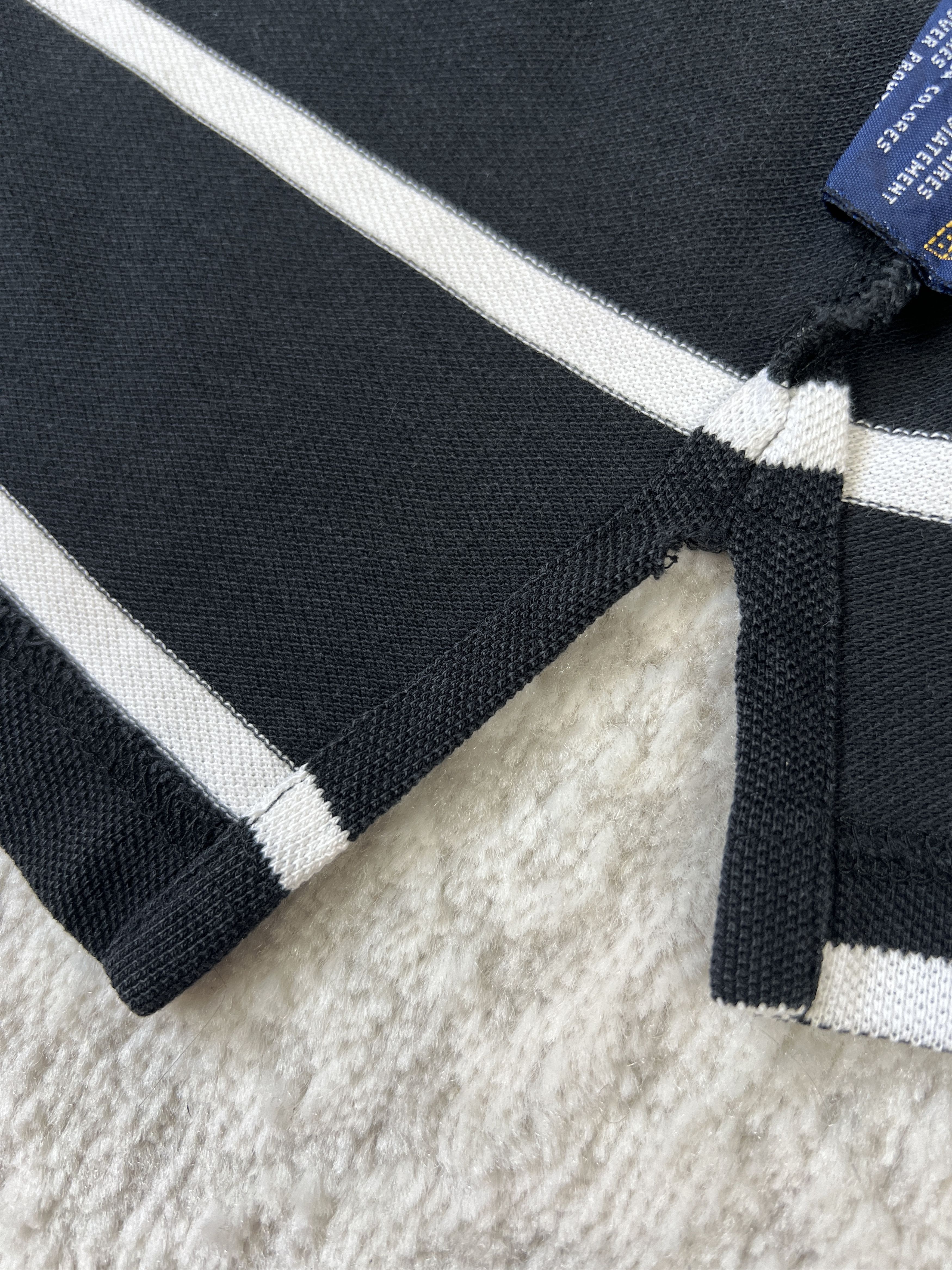 Tommy Hilfiger Tommy Hilfiger Vintage Saipan Rugby Long Sleeve Polo Shirt M Size US M / EU 48-50 / 2 - 7 Thumbnail