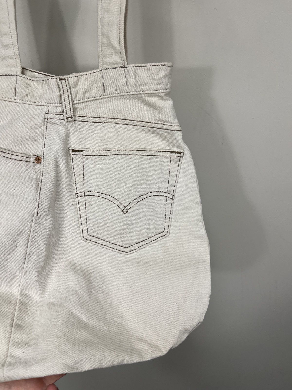 Levi's Vintage Levi’s Custom Handmade 1/1 USA Rare Hype Shopper Bag Size ONE SIZE - 12 Thumbnail