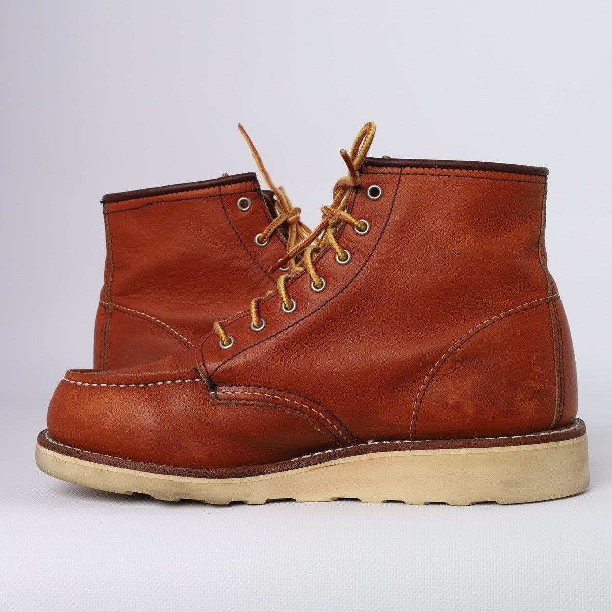 Red Wing Red Wing Leather Boots Made in USA Moc Shoes Size US 7 / IT 37 - 10 Thumbnail