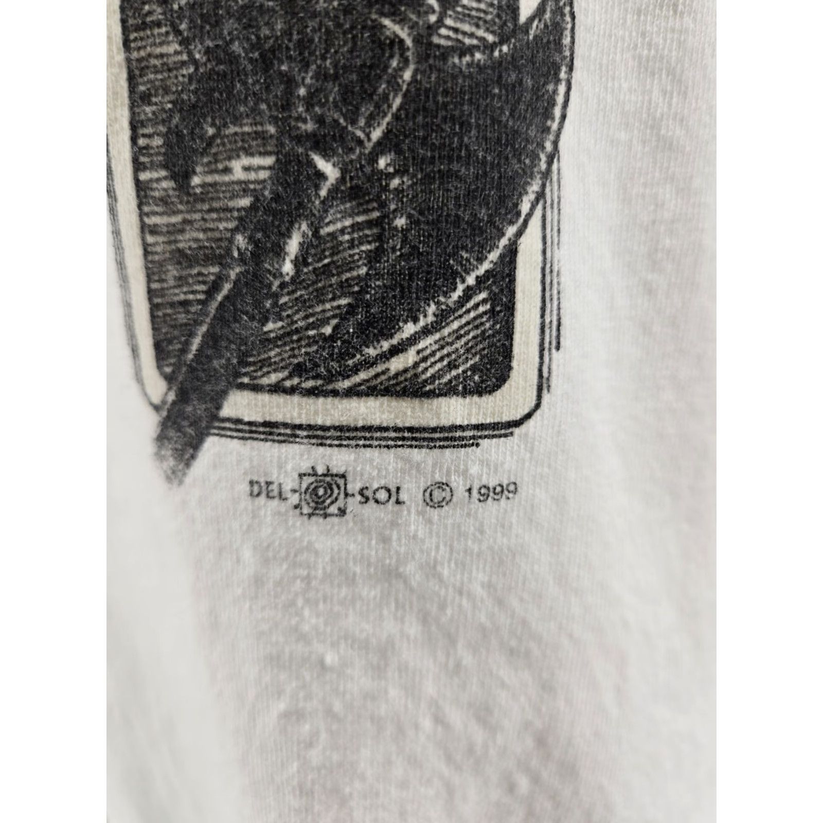 Vintage VINTAGE Del Sol Cozumel T shirt L White Dragon 1999 Y2K Men Short Sleeve Cotton T-Shirt Mens L Dragon 1999 Y2K Size US L / EU 52-54 / 3 - 4 Thumbnail