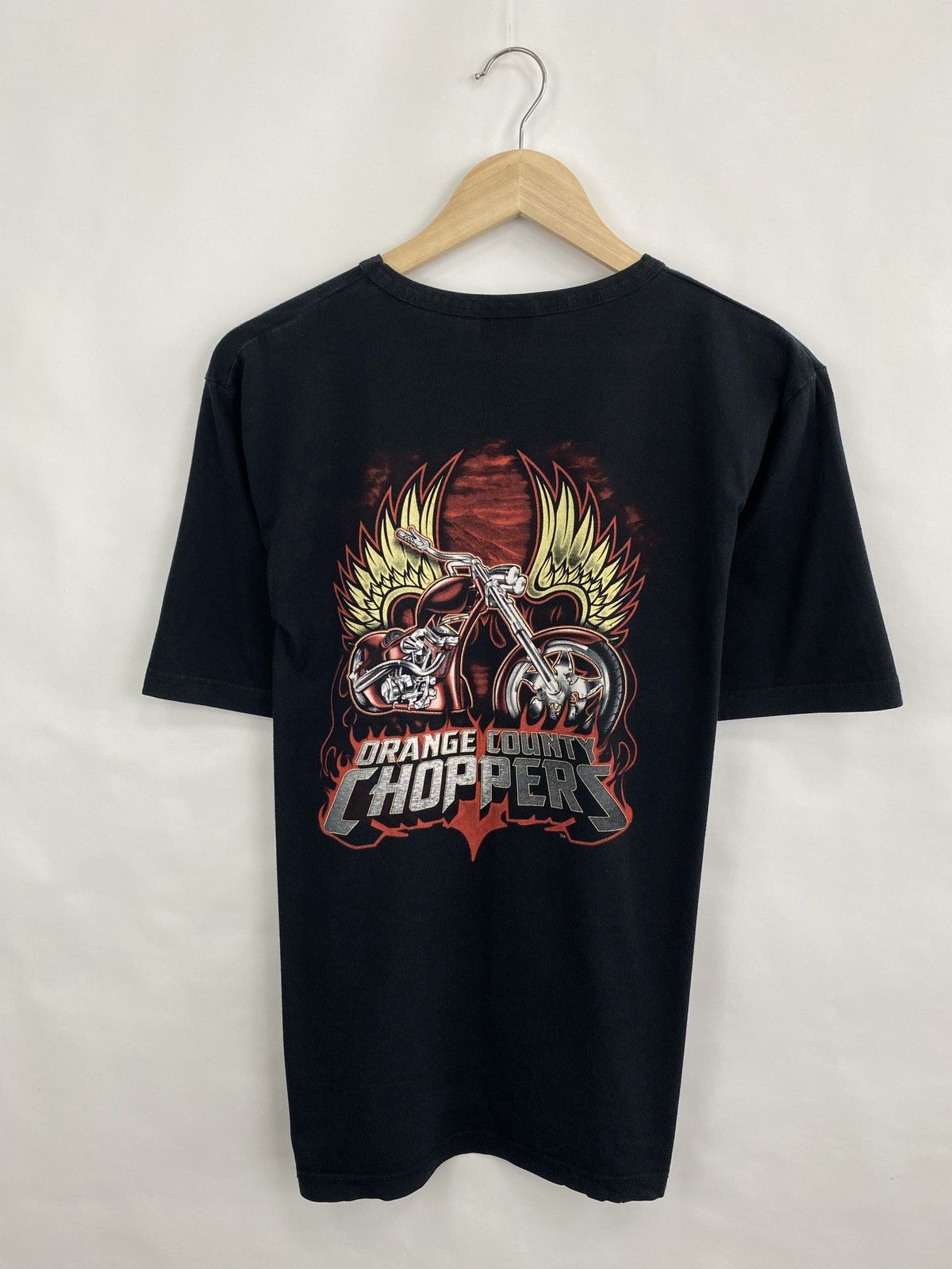 Harley Davidson × Vintage × West Coast Choppers 🇺🇸 Vintage Y2K Orange County Choppers T-Shirt West Coast Rare Size US M / EU 48-50 / 2 - 3 Thumbnail