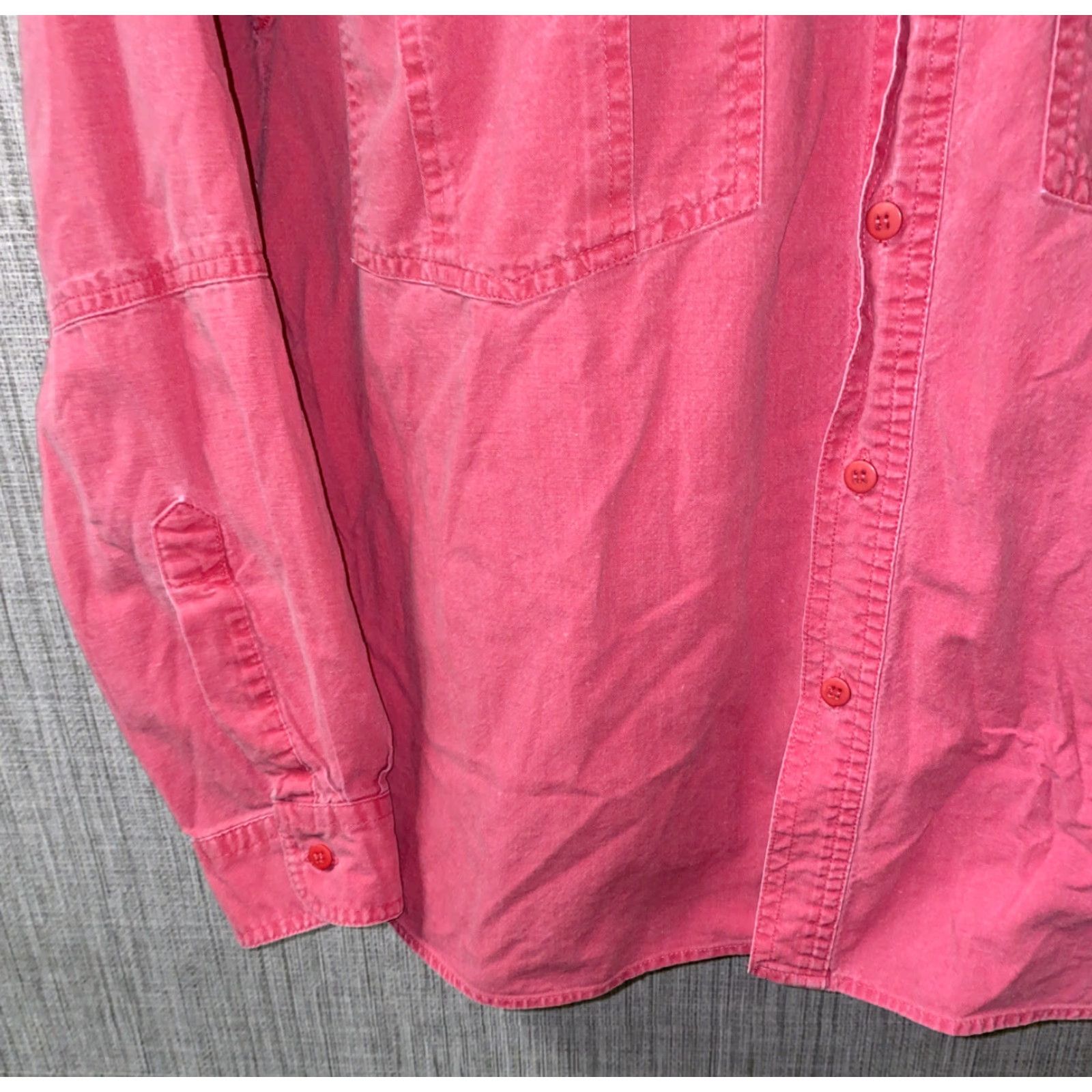 Vintage VINTAGE Weekends In California Shirt Mens Red Long Sleeve Button-Up Size M Size US M / EU 48-50 / 2 - 4 Thumbnail