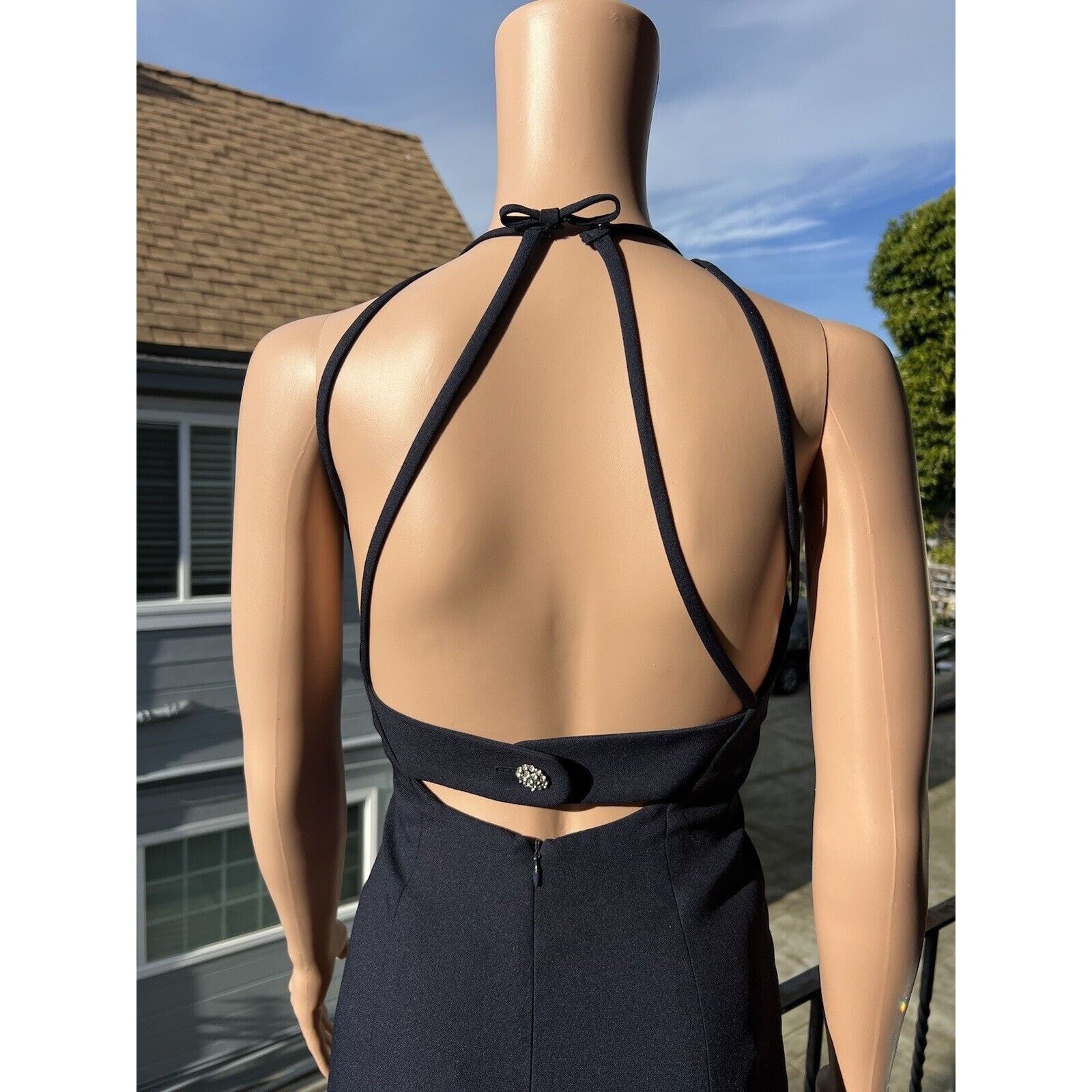 Other Warren Petites Dress Sleeveless Backless Navy Blue Size 2 Size XS / US 0-2 / IT 36-38 - 6 Thumbnail