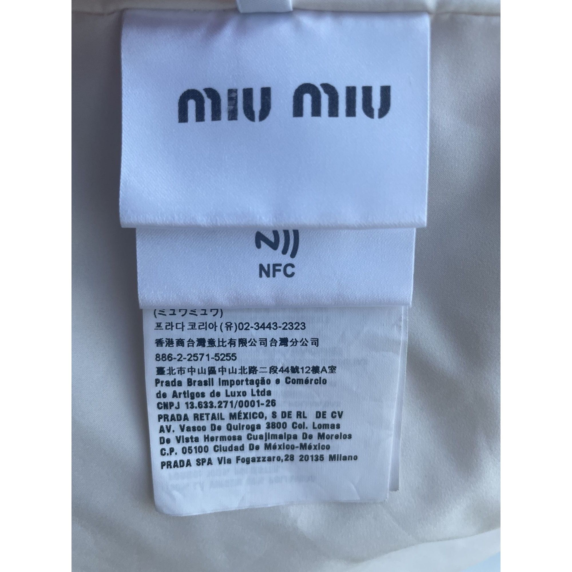 Miu Miu Miu Miu Pink & White Plaid Wool Button-Up Shirt Jacket Women Size XS / US 0-2 / IT 36-38 - 10 Thumbnail