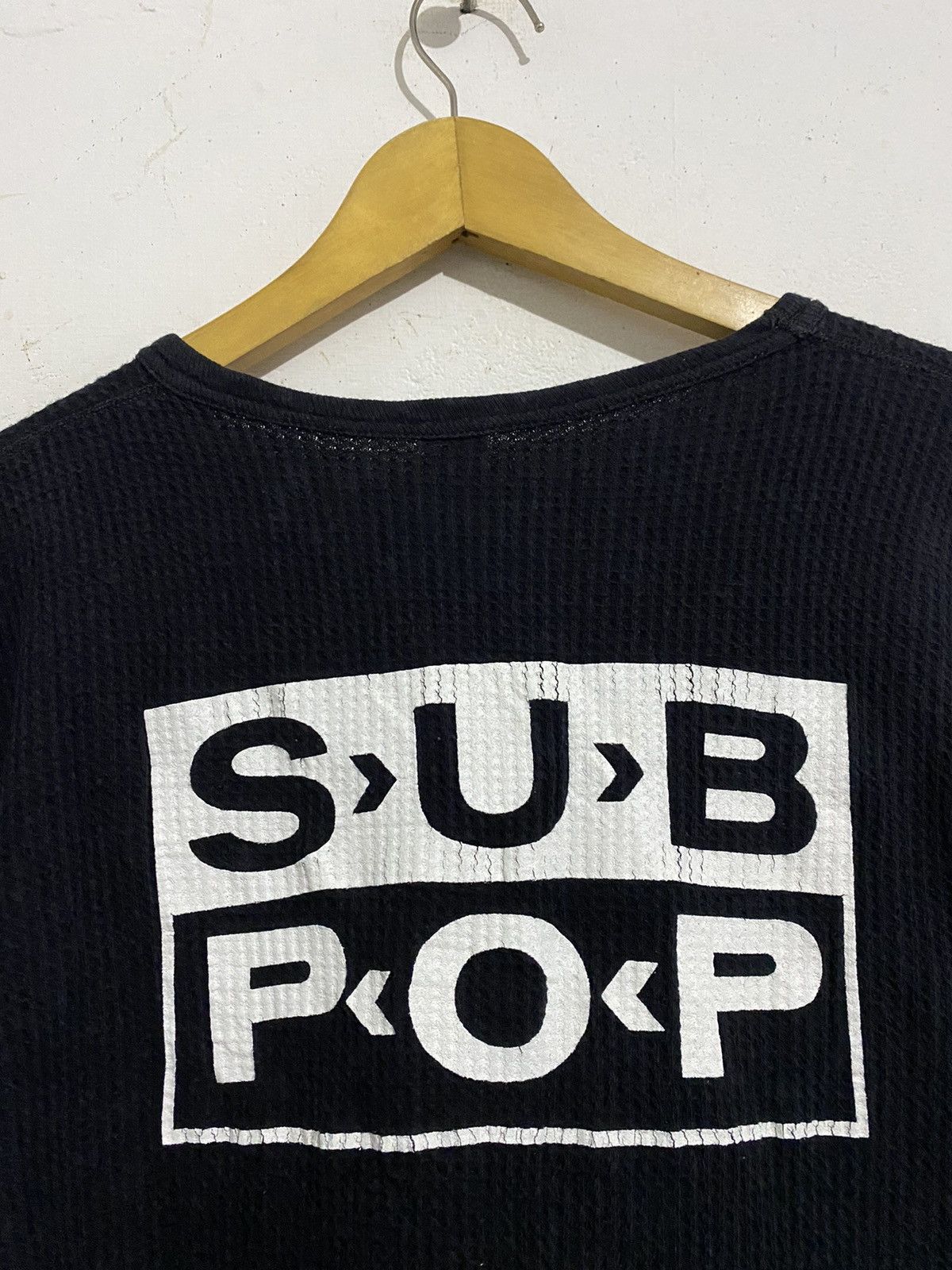Band Tees 🖤BLACKFRIDAY🖤Beams Japan x Subpop Record Waffle Longsleeve Size US M / EU 48-50 / 2 - 2 Thumbnail