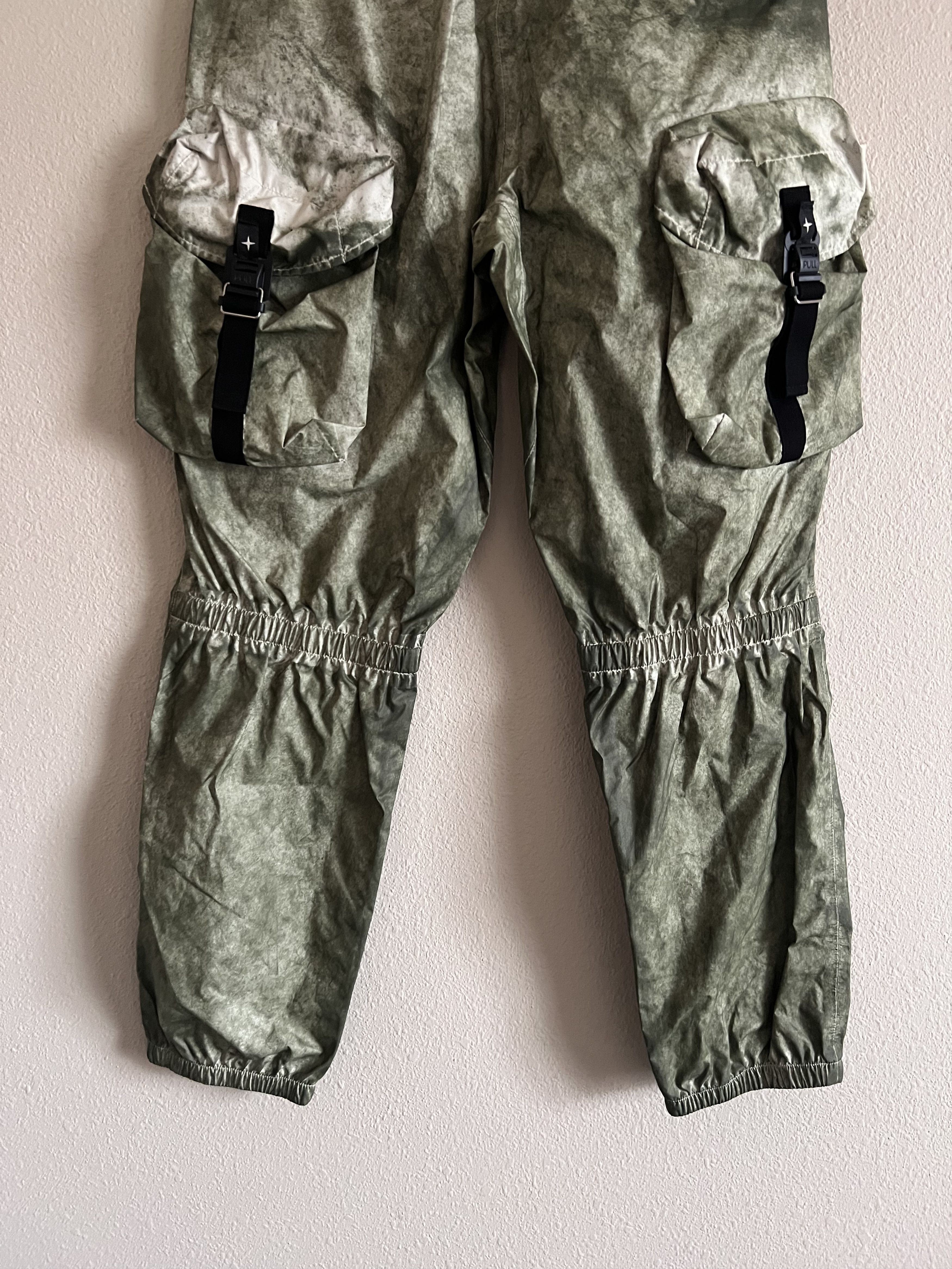 Stone Island Stone Island Overdyed Membrana Back Pocket Cargo Pants Size US 30 / EU 46 - 3 Thumbnail