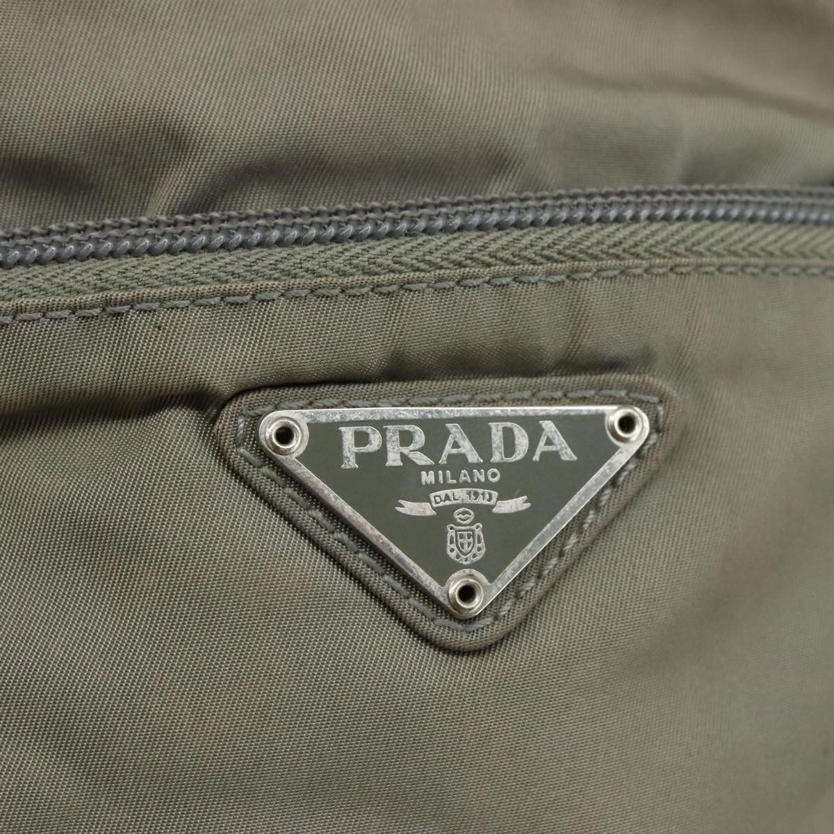 Prada PRADA Shoulder Bag Nylon Gray Silver Size ONE SIZE - 14 Thumbnail