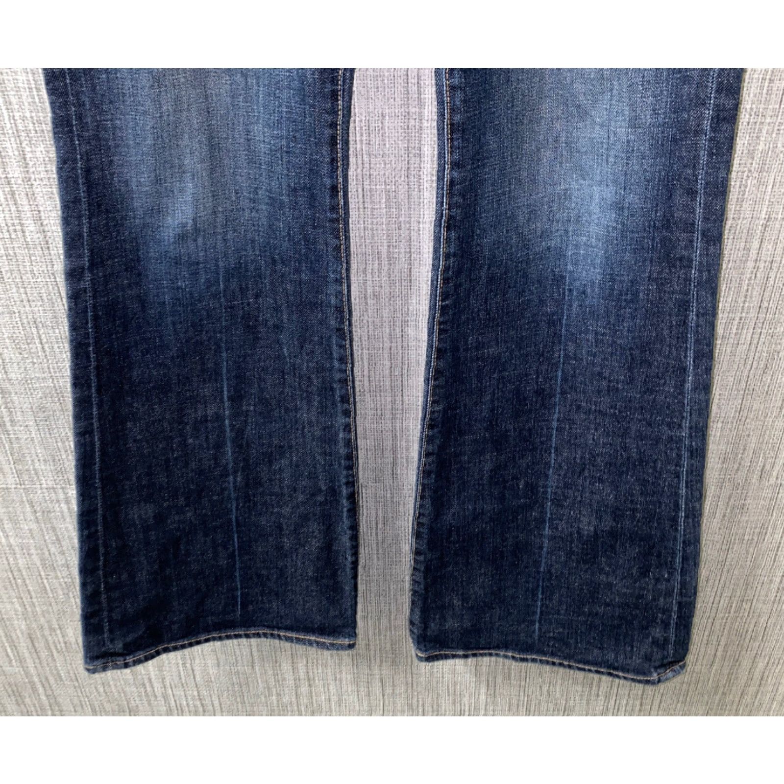 Denime AG Adriano Goldschmied THE CLUB Denim Jeans 35R Women Blue 33 Inseam Flair Size 24" / US 00 / IT 34 - 4 Thumbnail