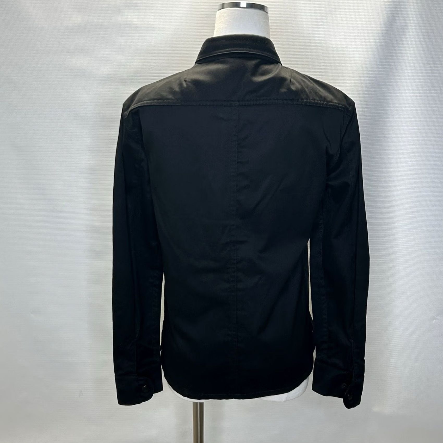 Vintage VINTAGE Monadic Mens Cargo Jacket Small Black Full Zip Shacket Size US S / EU 44-46 / 1 - 3 Thumbnail
