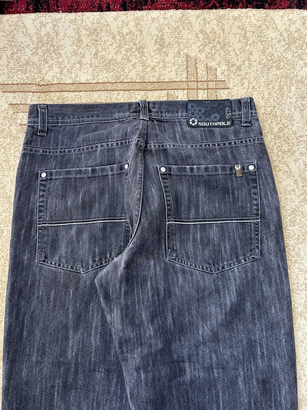 Southpole Vintage Southpole Baggy Brown Tab Jeans Size US 36 / EU 52 - 3 Thumbnail