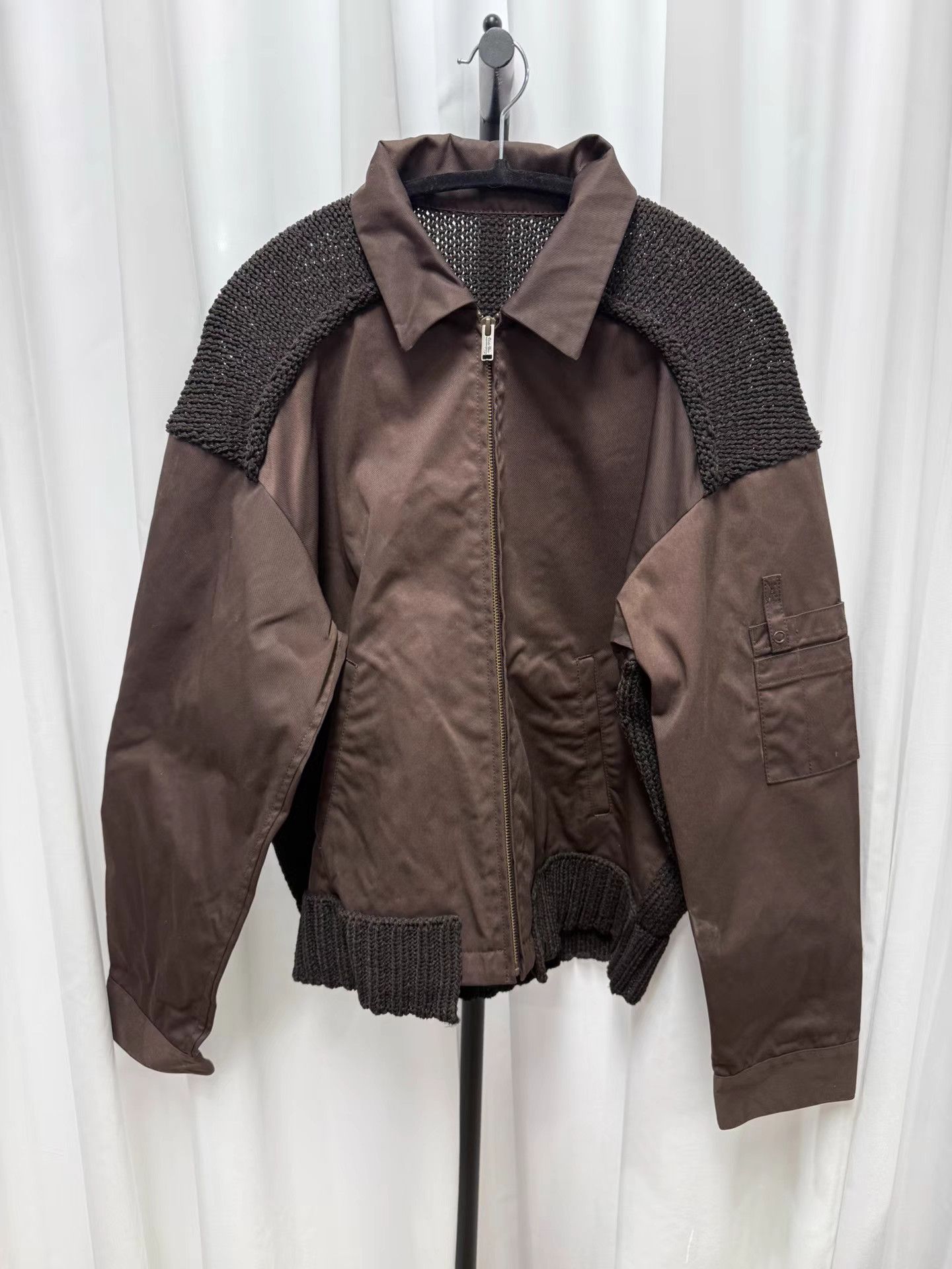 Undercover UNDERCOVER Knit & Nylon Paneled Jacket K20 Size US M / EU 48-50 / 2 - 1 Thumbnail