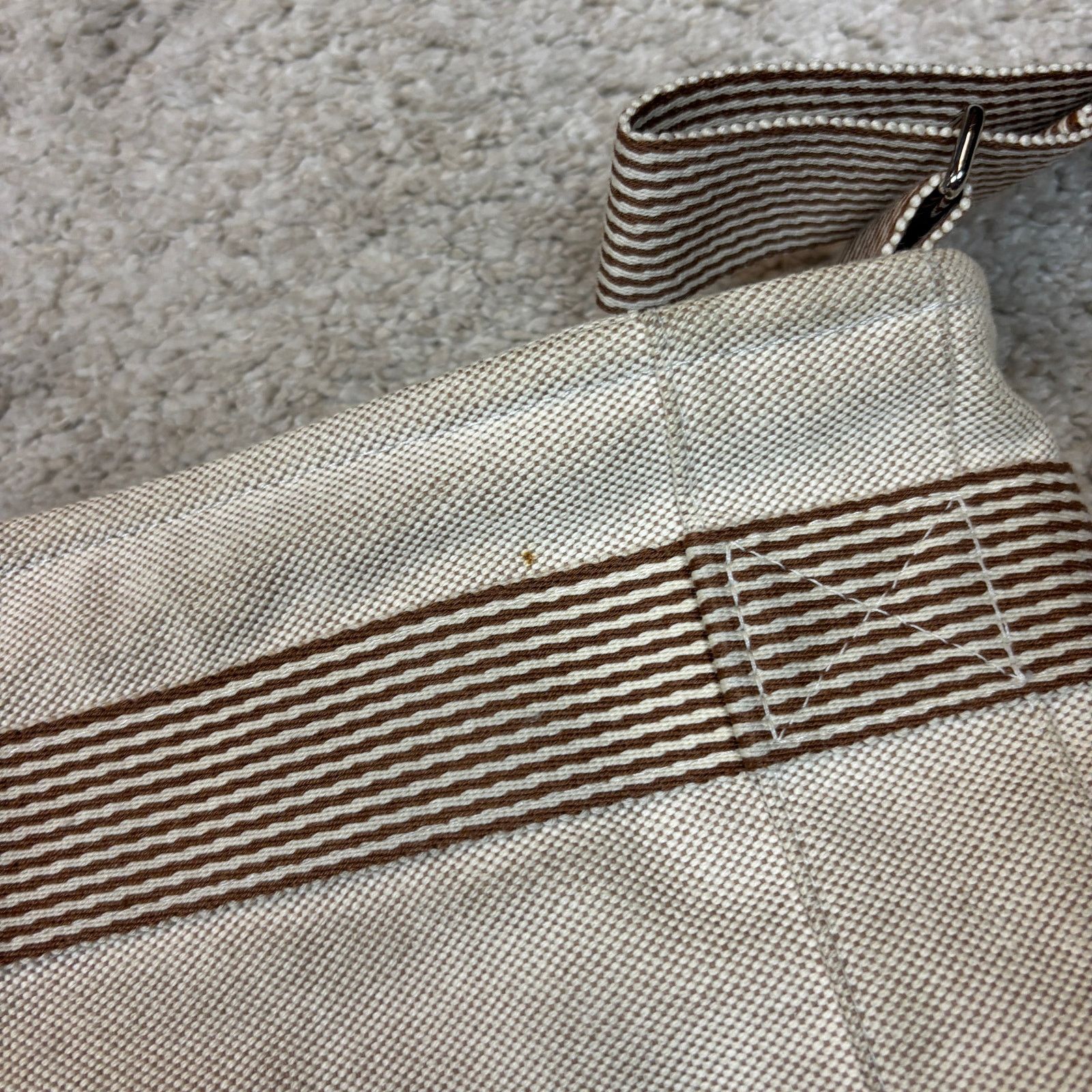 Hermes Hermes White Fourre Tout Besace PM Canvas Shoulder Bag Size ONE SIZE - 17 Thumbnail