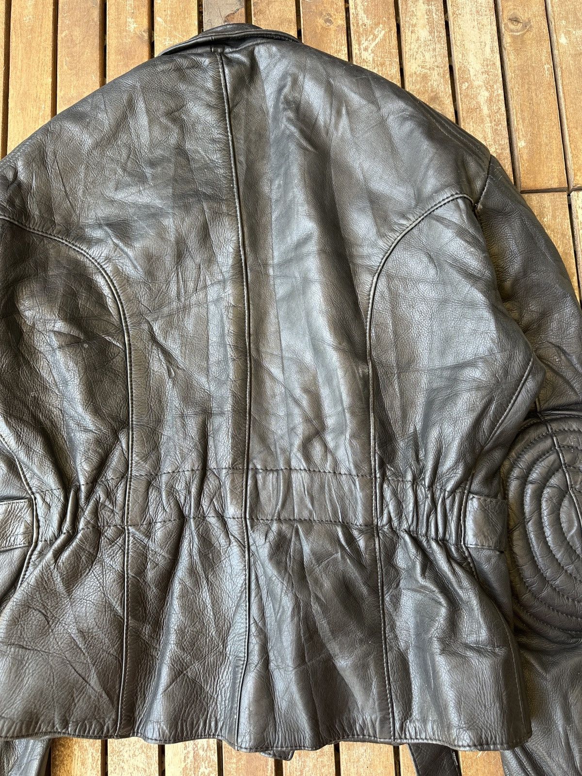 Vintage Vintage 1980s Leather Motorcycle Jacket Size US M / EU 48-50 / 2 - 12 Thumbnail