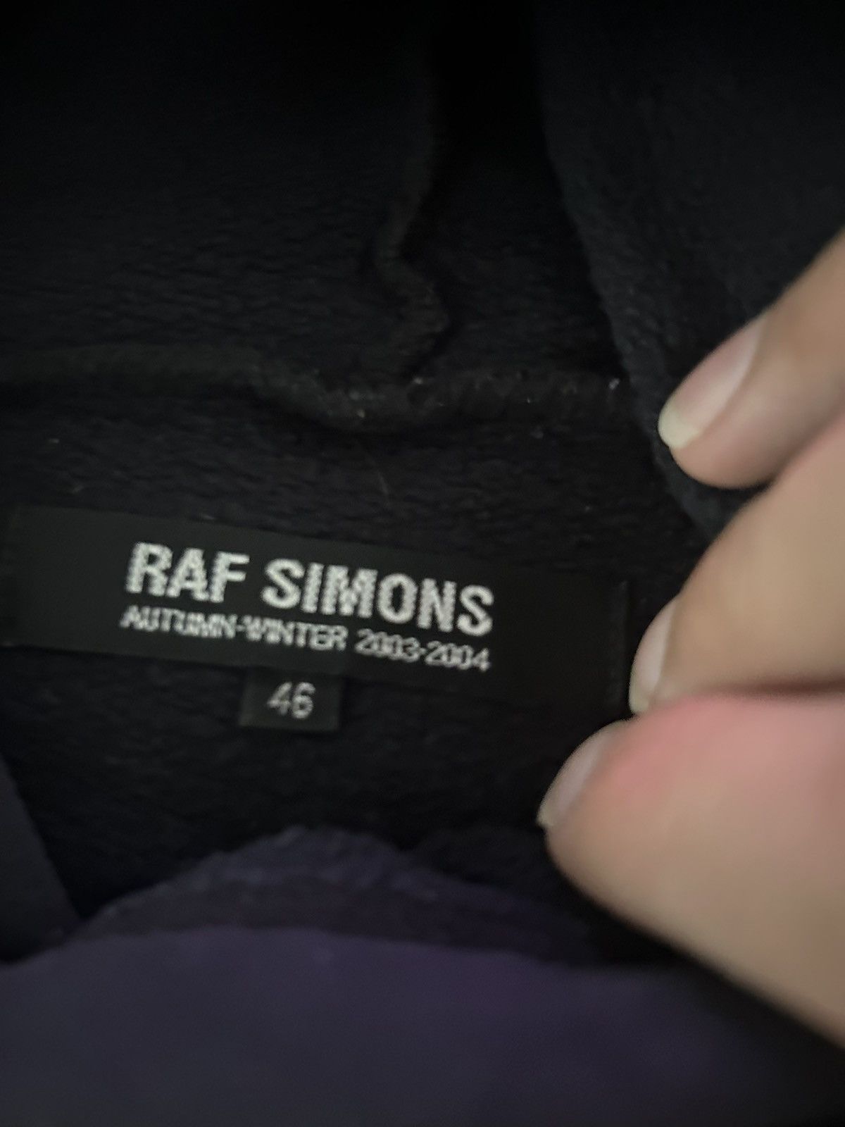 Raf Simons RAF Simons new order hand of god Size US M / EU 48-50 / 2 - 5 Thumbnail