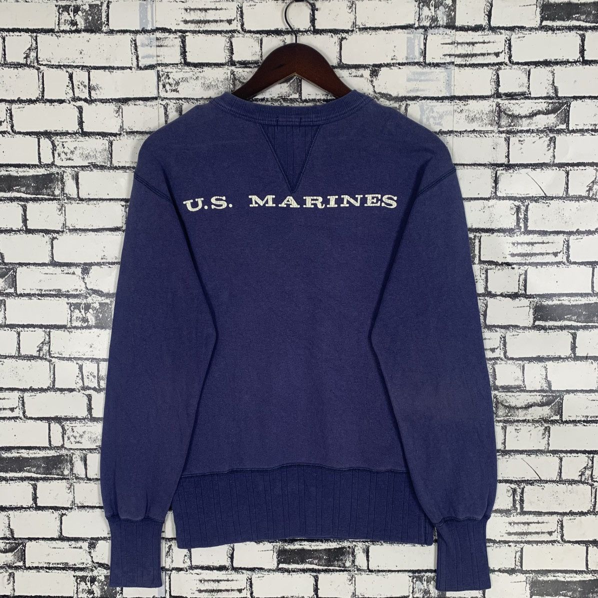 Vintage Vintage Double V neck Pearl Diver Sportwear U.S. Marines Size US M / EU 48-50 / 2 - 4 Thumbnail
