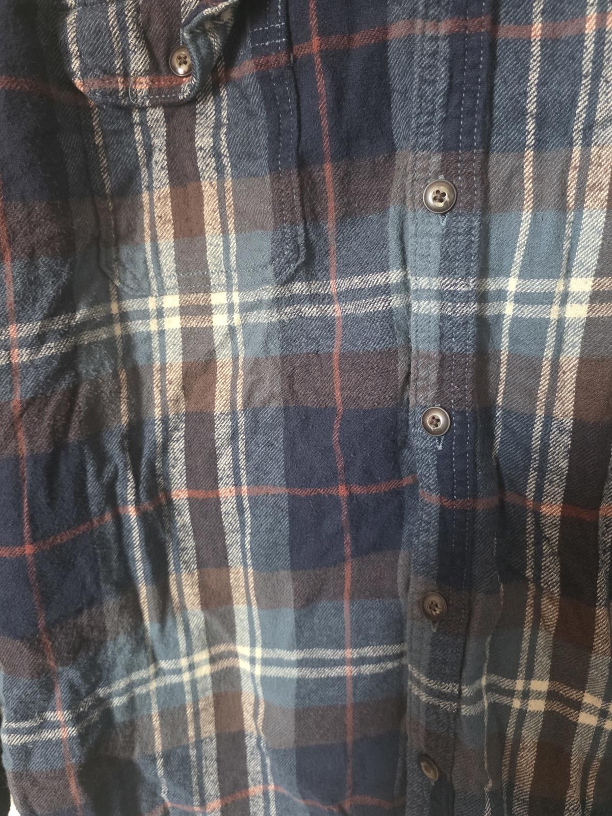 Sonoma Sonoma Blue Maroon Plaid Button Up Flannel Shirt Mens XXL 2X Size US XXL / EU 58 / 5 - 3 Thumbnail