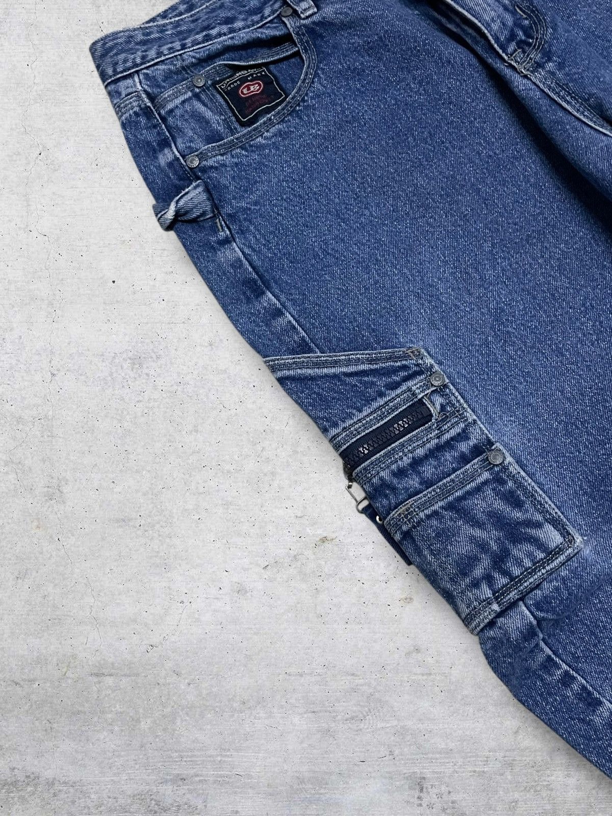 Japanese Brand VINTAGE UNION BAY JAPAN DESIGNER 90S CARPENTER BAGGY DENIM Size US 30 / EU 46 - 8 Thumbnail