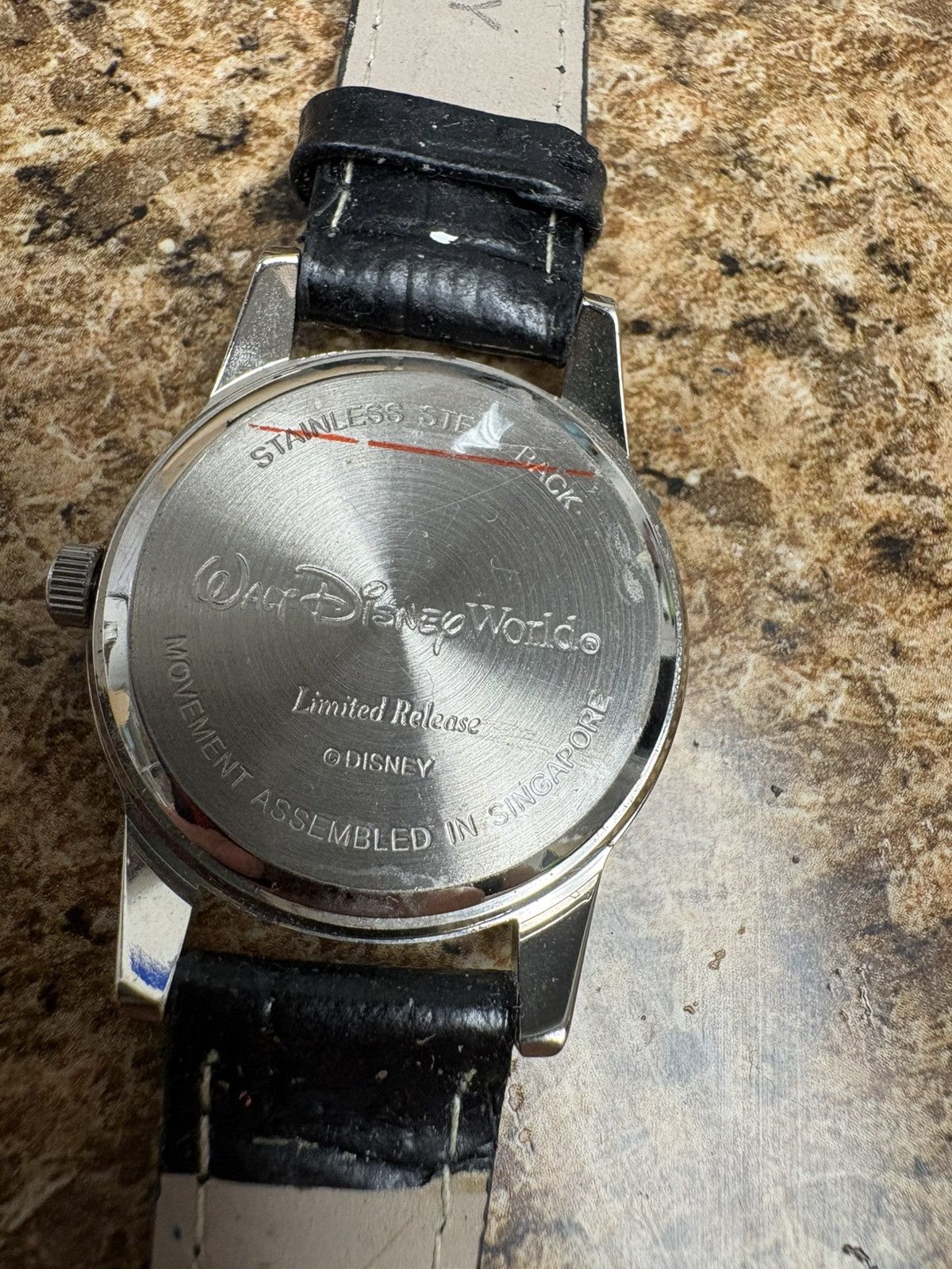 Disney Mickey Mouse Limited Release Watch Castle Dial Leather Band Size ONE SIZE - 4 Thumbnail