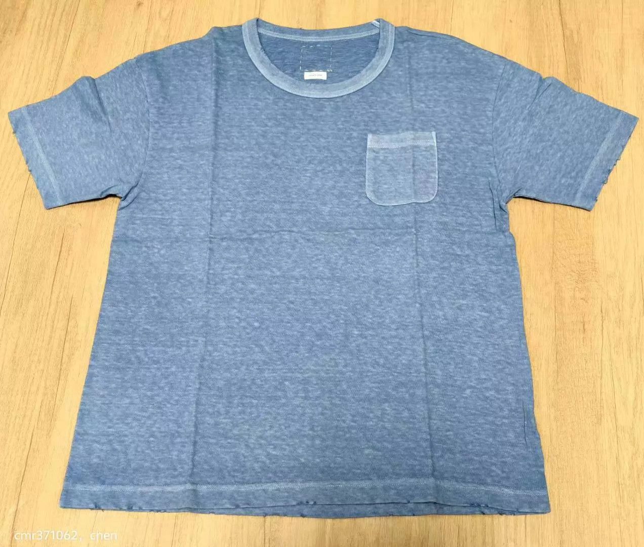 Visvim visvim 21ss spot jumbo tee blue1 M uneven dye Size US S / EU 44-46 / 1 - 1 Thumbnail