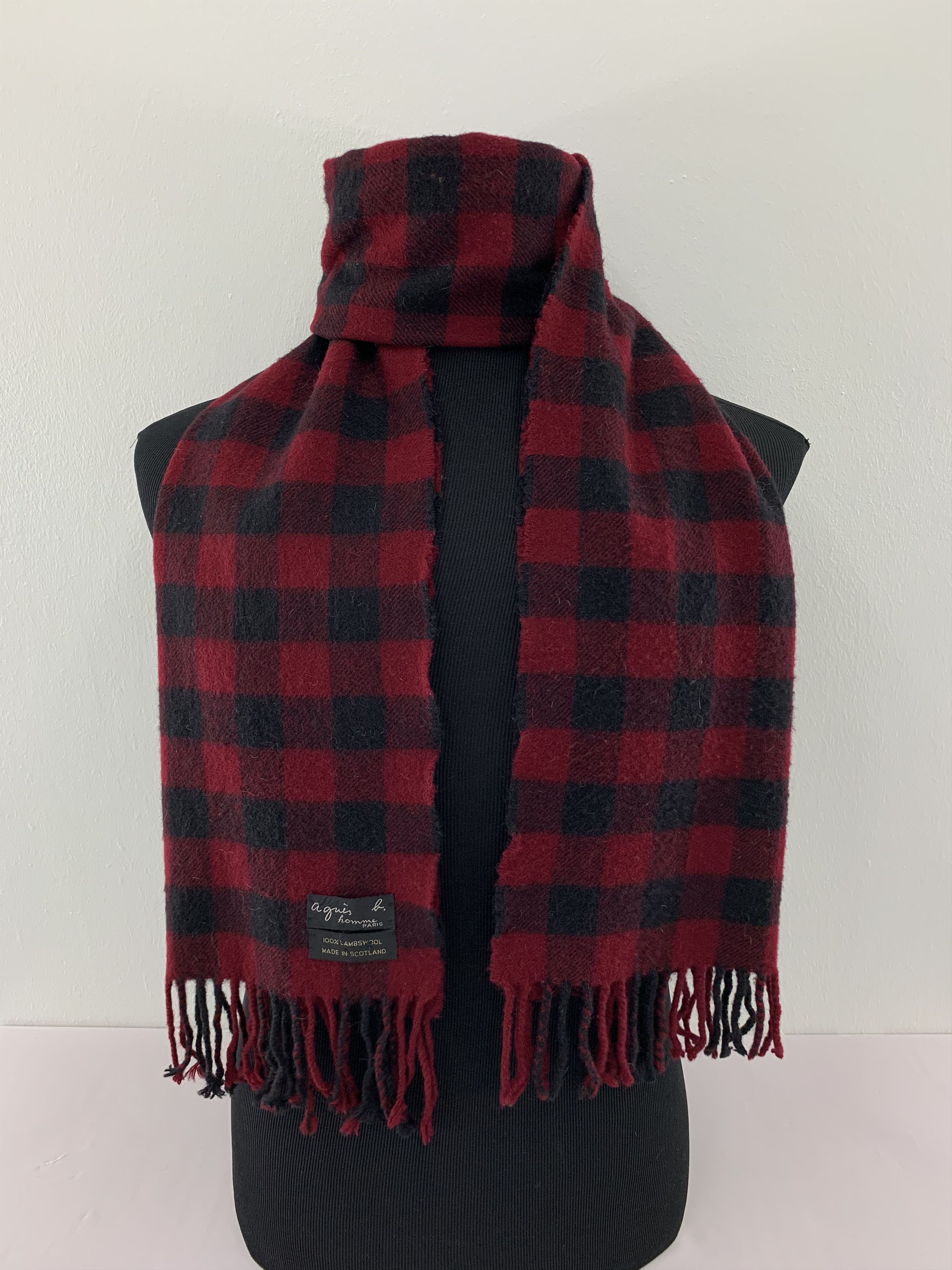 agnes b. Agnes B Scarf Wool Muffler Neck Wrap BL4302 Size ONE SIZE - 1 Thumbnail