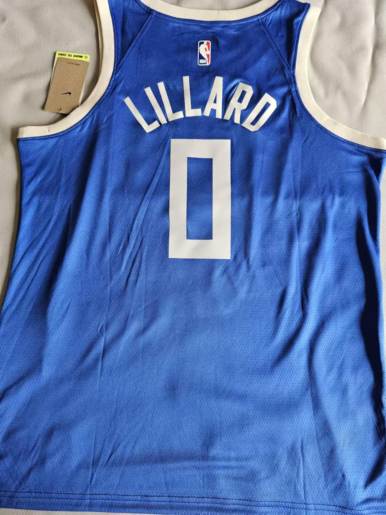 NBA Damian Lillard Jersey 0 Bucks Jersey Size US XL / EU 56 / 4 - 2 Thumbnail