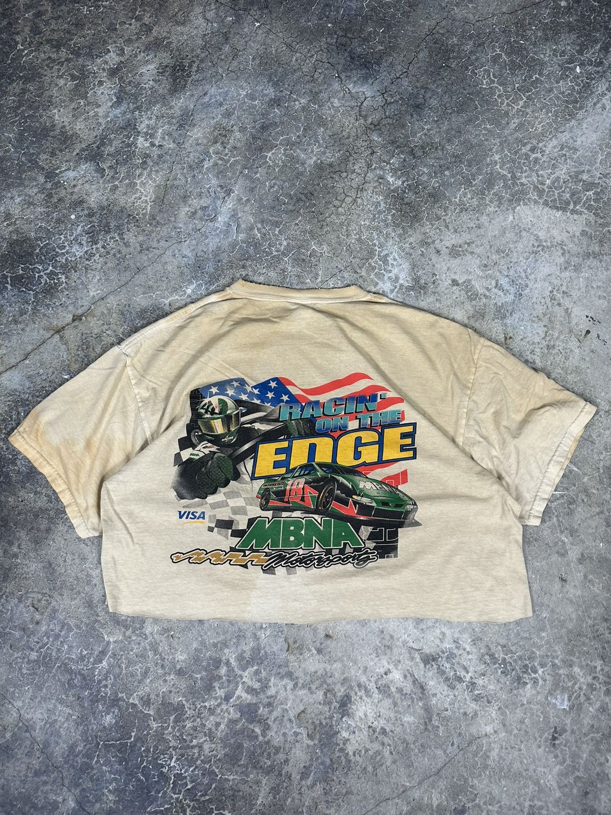 NASCAR × Vintage Vintage Thrashed NASCAR Tee Size US XL / EU 56 / 4 - 1 Thumbnail