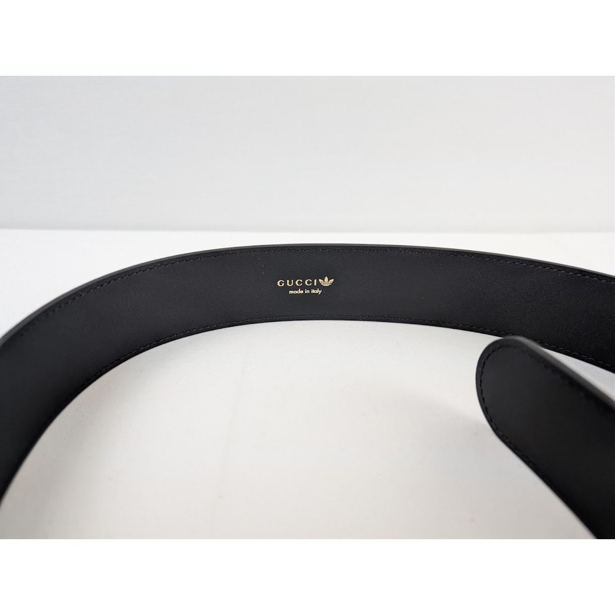 Adidas × Gucci o1rshd1 Size: 75 / M Belt W.40 GG Mar in Black Size 30 - 3 Thumbnail