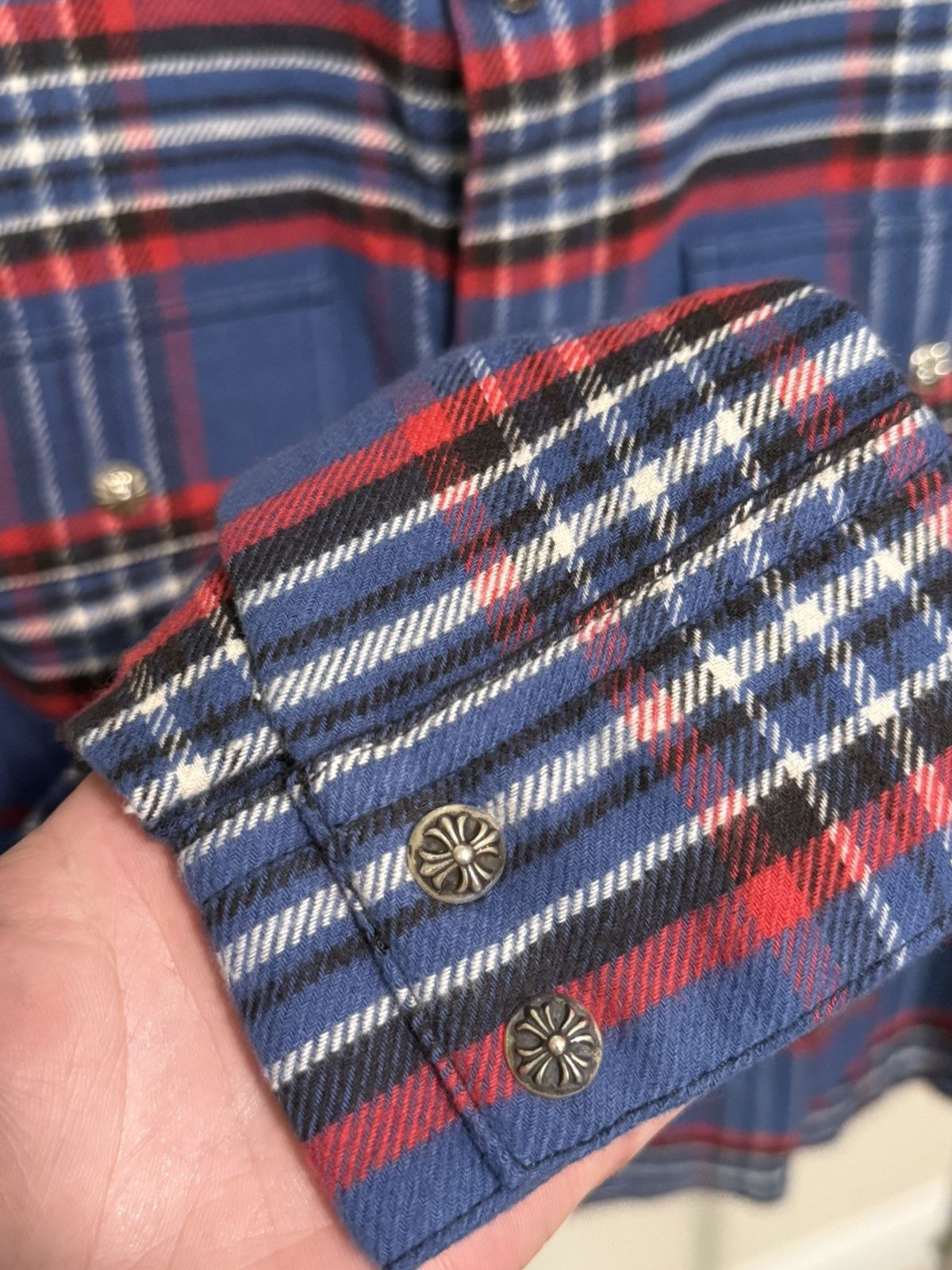 Chrome Hearts Chrome Hearts Flannel Work Dog Shirt Size US XS / EU 42 / 0 - 7 Thumbnail