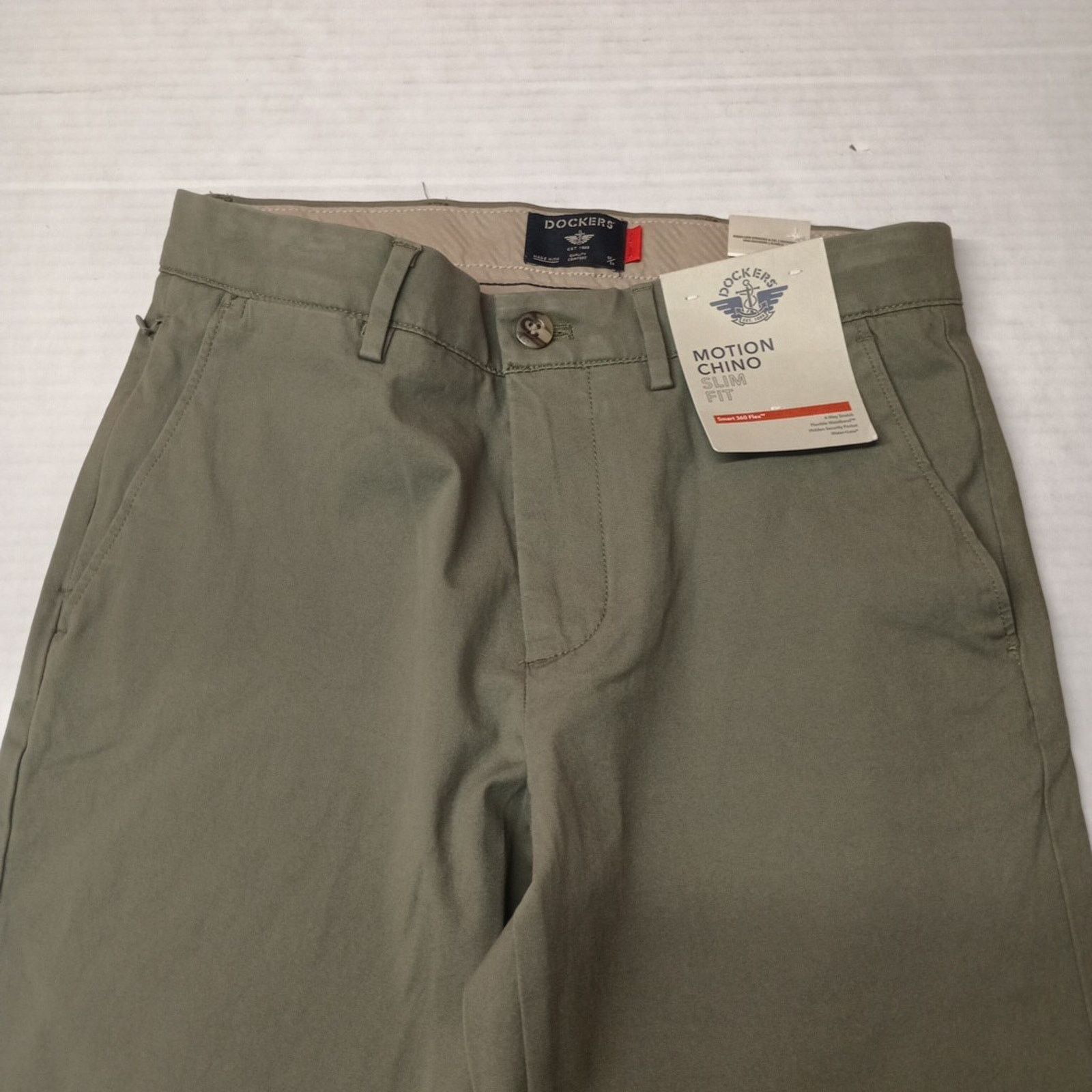 Dockers Dockers Motion Chino Slim Fit Pants Men's Size 29x32 Green Size US 29 - 3 Thumbnail