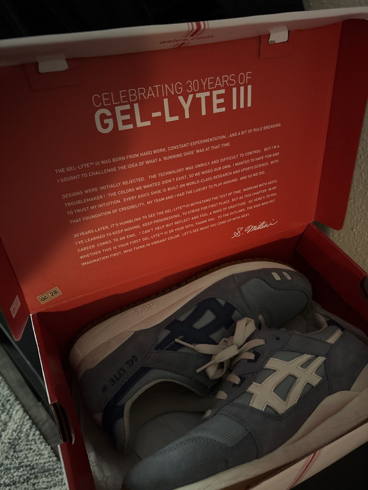 Asics ASICS Gel Lyte III 30th Anniversary Monozukuri Smoke Blue Size US 9.5 / EU 42-43 - 8 Thumbnail