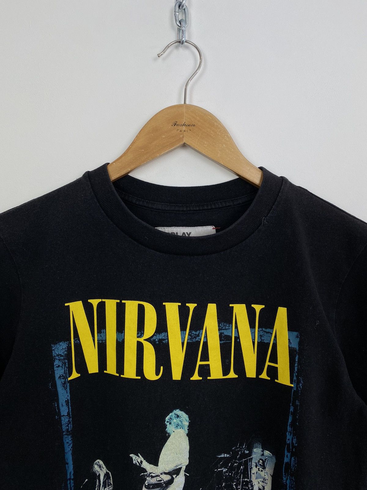 Nirvana × Replay Replay Nirvana Kurt Cobain Short Sleeve T-shirt Size S Black Size US S / EU 44-46 / 1 - 2 Thumbnail