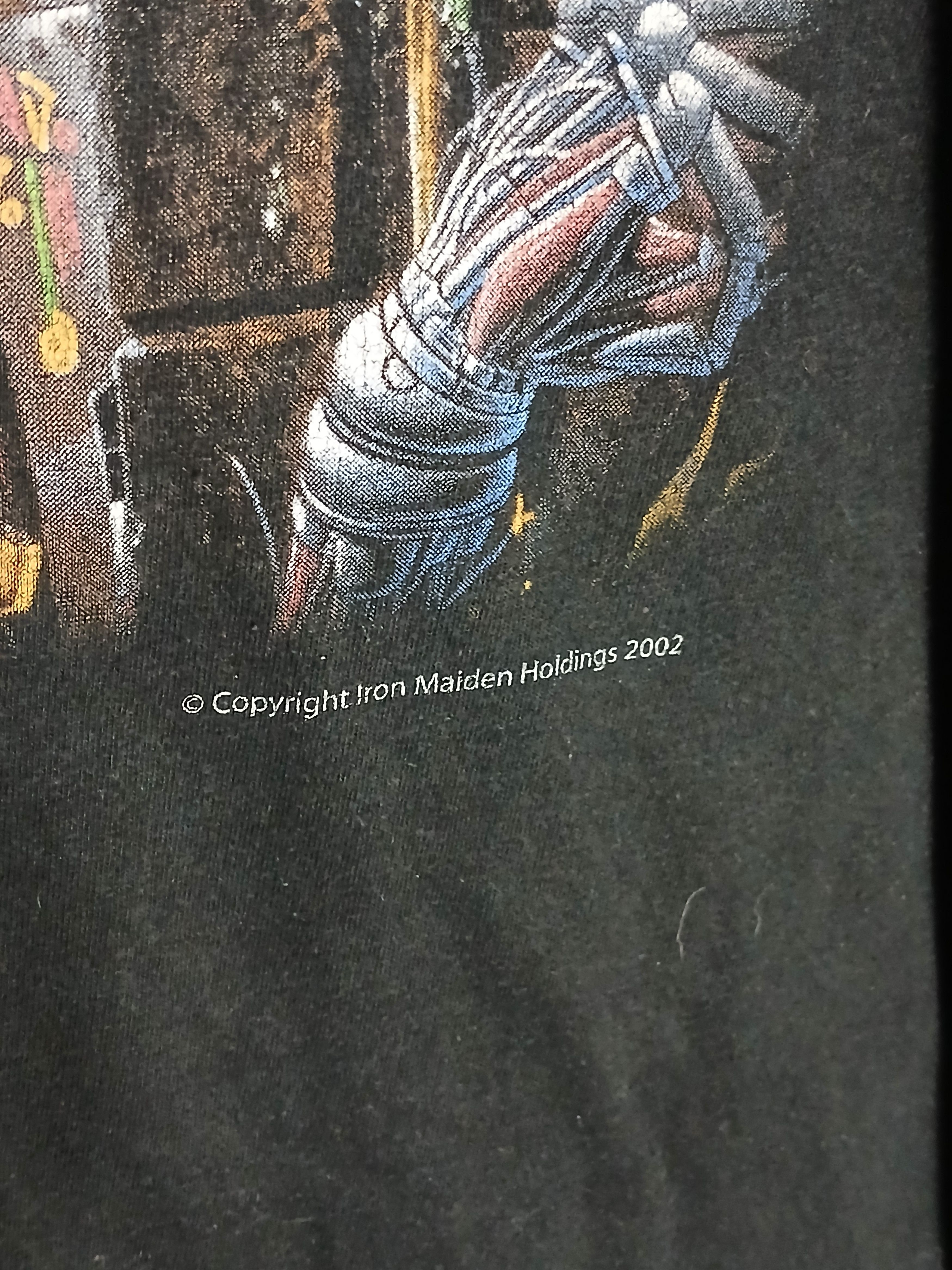 Band Tees × Iron Maiden × Vintage Vintage 2002 Iron Maiden Somewhere In TimeT-Shirt Size US S / EU 44-46 / 1 - 5 Thumbnail