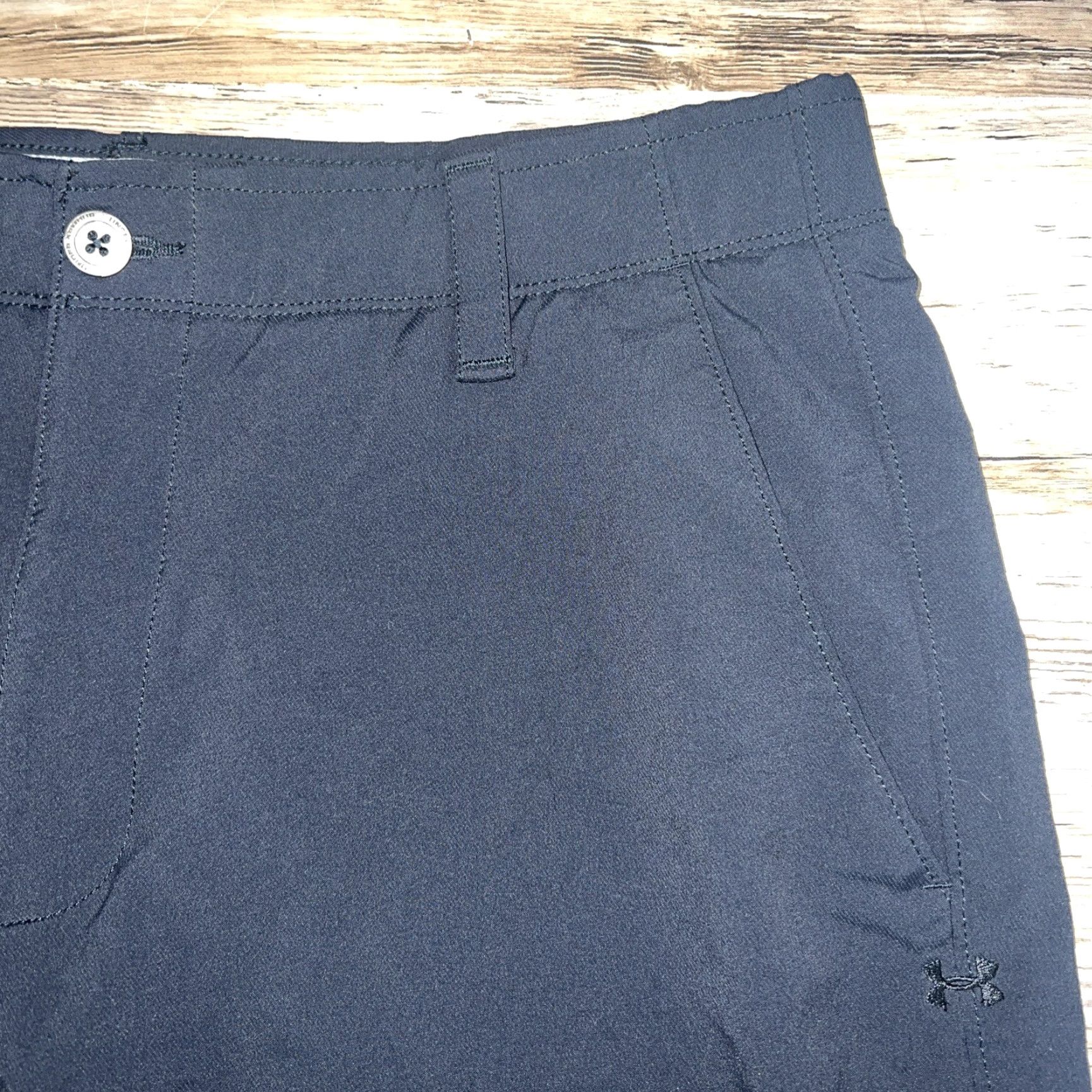 Under Armour Under Armour Shorts Adult Size 36 Black Ripstop Quick Dry Pockets Outdoor Hiking Camping Travel Mens Size US 36 / EU 52 - 3 Thumbnail
