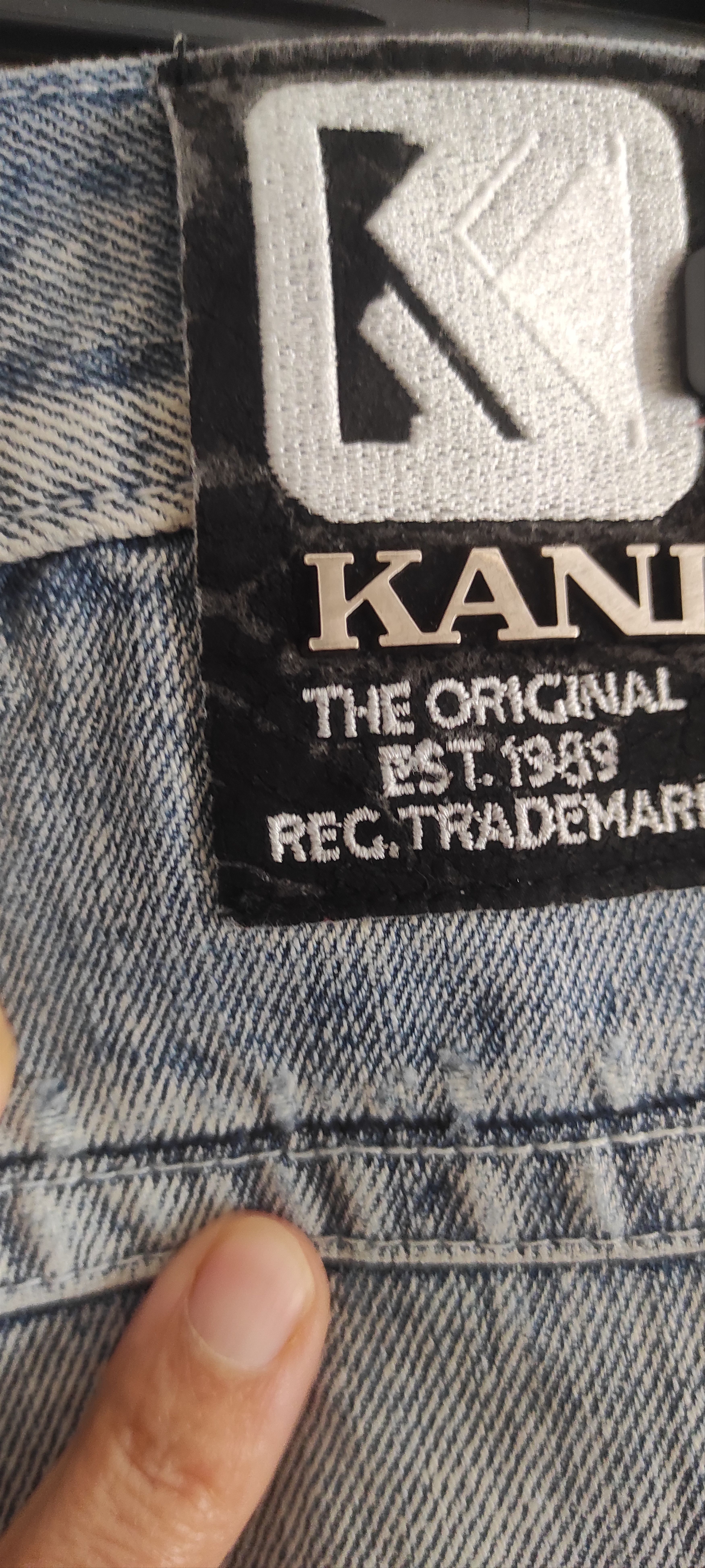 Karl Kani KARL KANI Hip Hop Baggy Denim Shorts Jeans 90s Size 38 Size US 38 / EU 54 - 14 Thumbnail