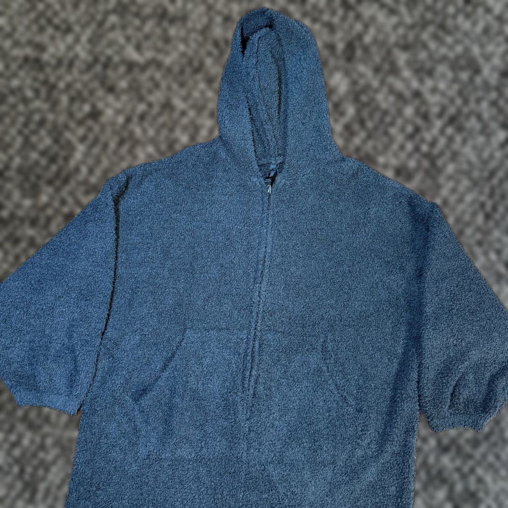 SKIMS SKIMS Jumpsuit Womens 5XL Plus Fleece Hooded Zip Crew Neck Long Sleeve Solid Black Size 40" / US 18 - 1 Thumbnail