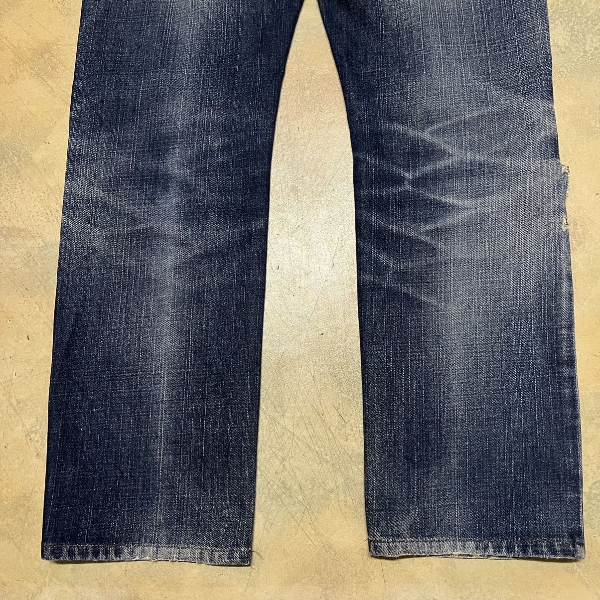 Edwin × Japanese Brand Edwin 503 Gore Windstoper Distressed Denim Jeans Size US 30 / EU 46 - 18 Thumbnail