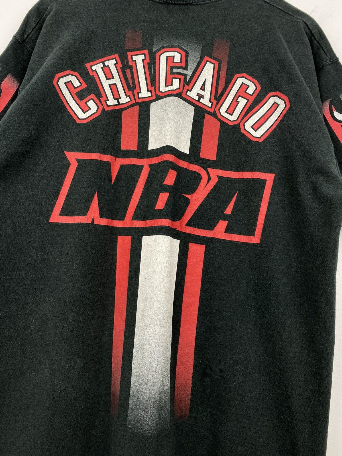 NBA Vintage Chicago Bulls T Shirt Mikel Jordan Tee Lakers Suns Size US L / EU 52-54 / 3 - 10 Thumbnail