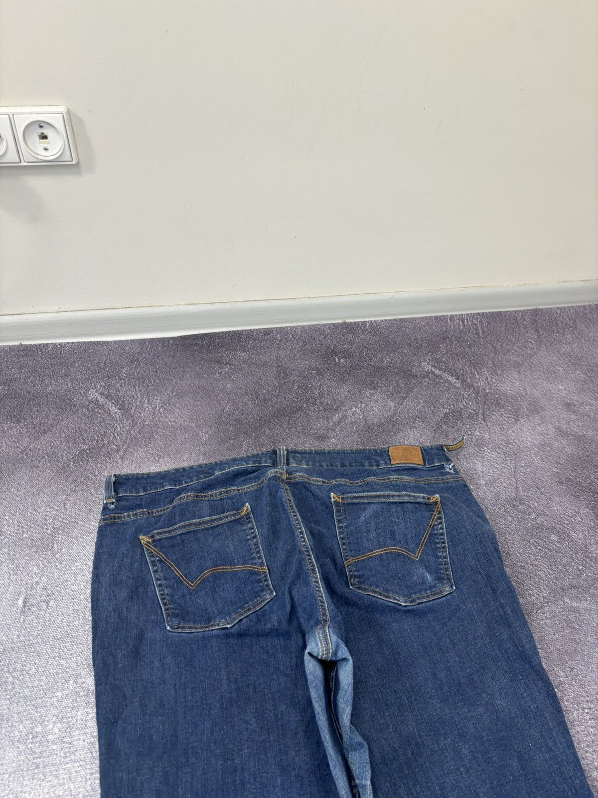 Dickies Vintage Dickies 2000s Wide Leg Y2K Hype Bootcut Flared Jeans Size US 42 / EU 58 - 4 Thumbnail
