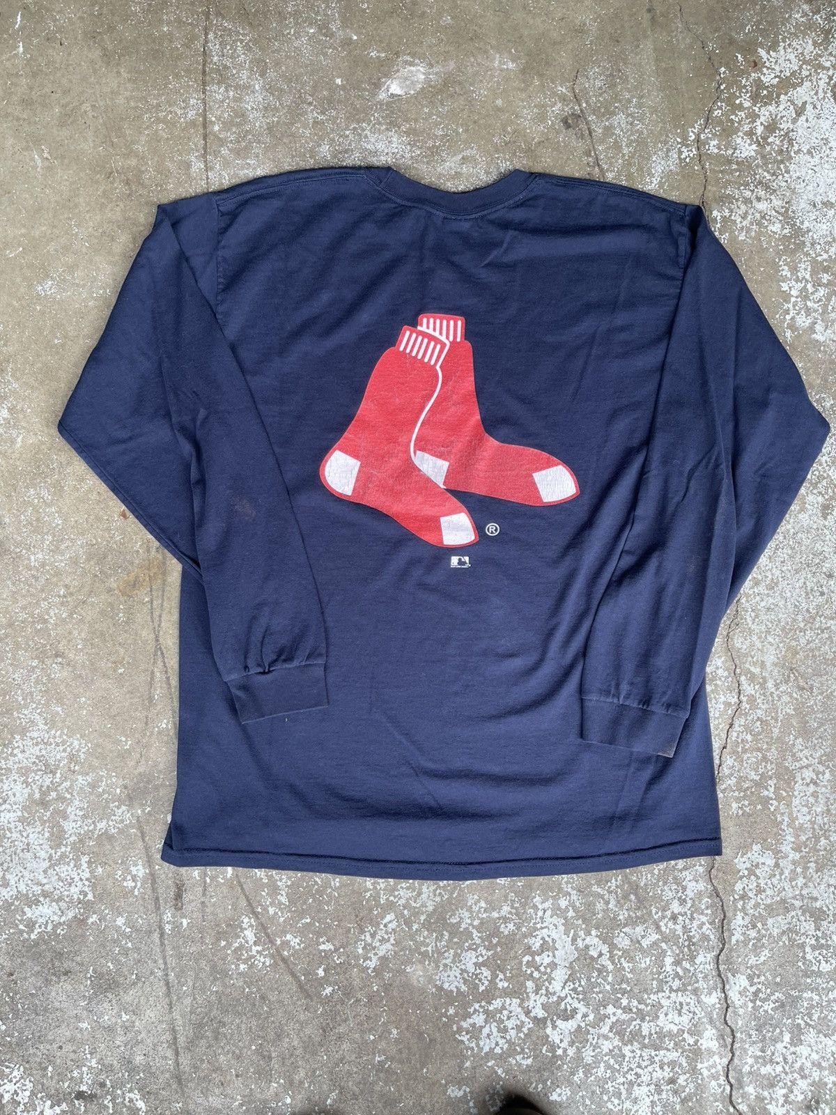MLB Vintage 2000s Boston Red Sox Long Sleeve Shirt Size US L / EU 52-54 / 3 - 5 Thumbnail